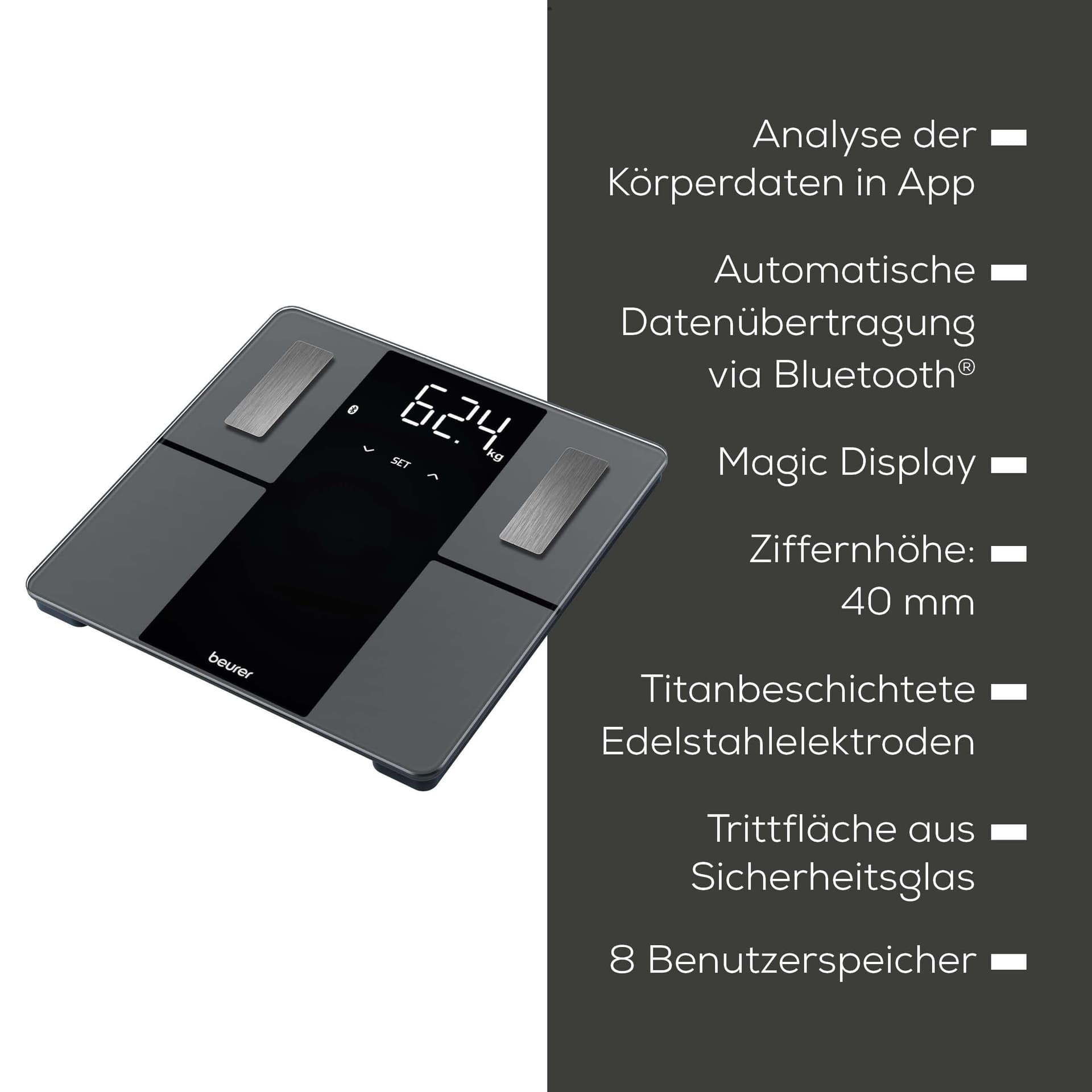 Beurer BF 500 Personenwaage mit Bluetooth & App – Bild 7