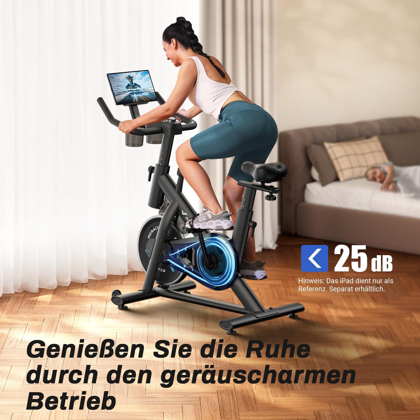 MERACH Heimtrainer Fahrrad – Bild 3