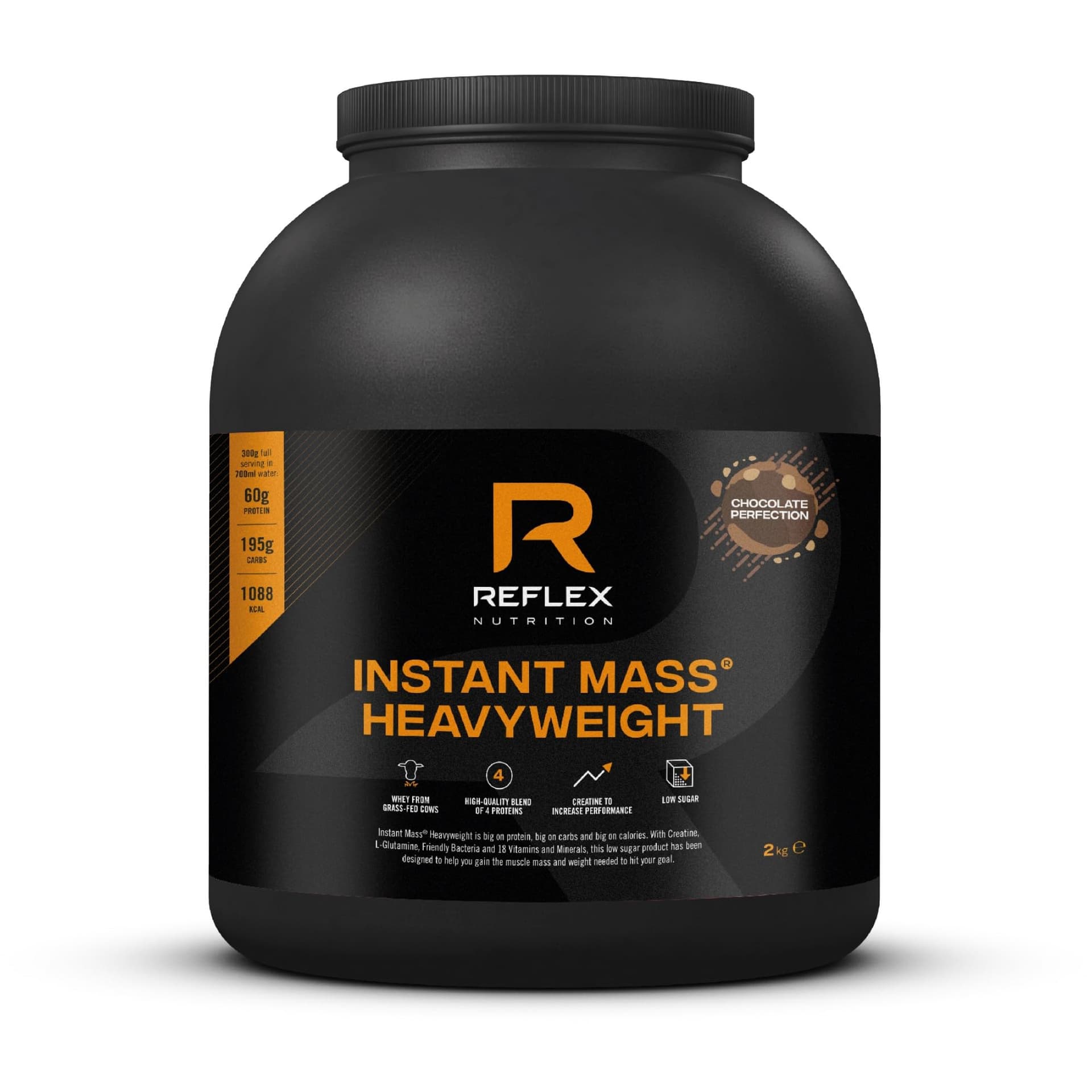Reflex Nutrition Instant Mass Heavyweight - Mass Gainer - Over 1000 Kcal per Serving, 60g