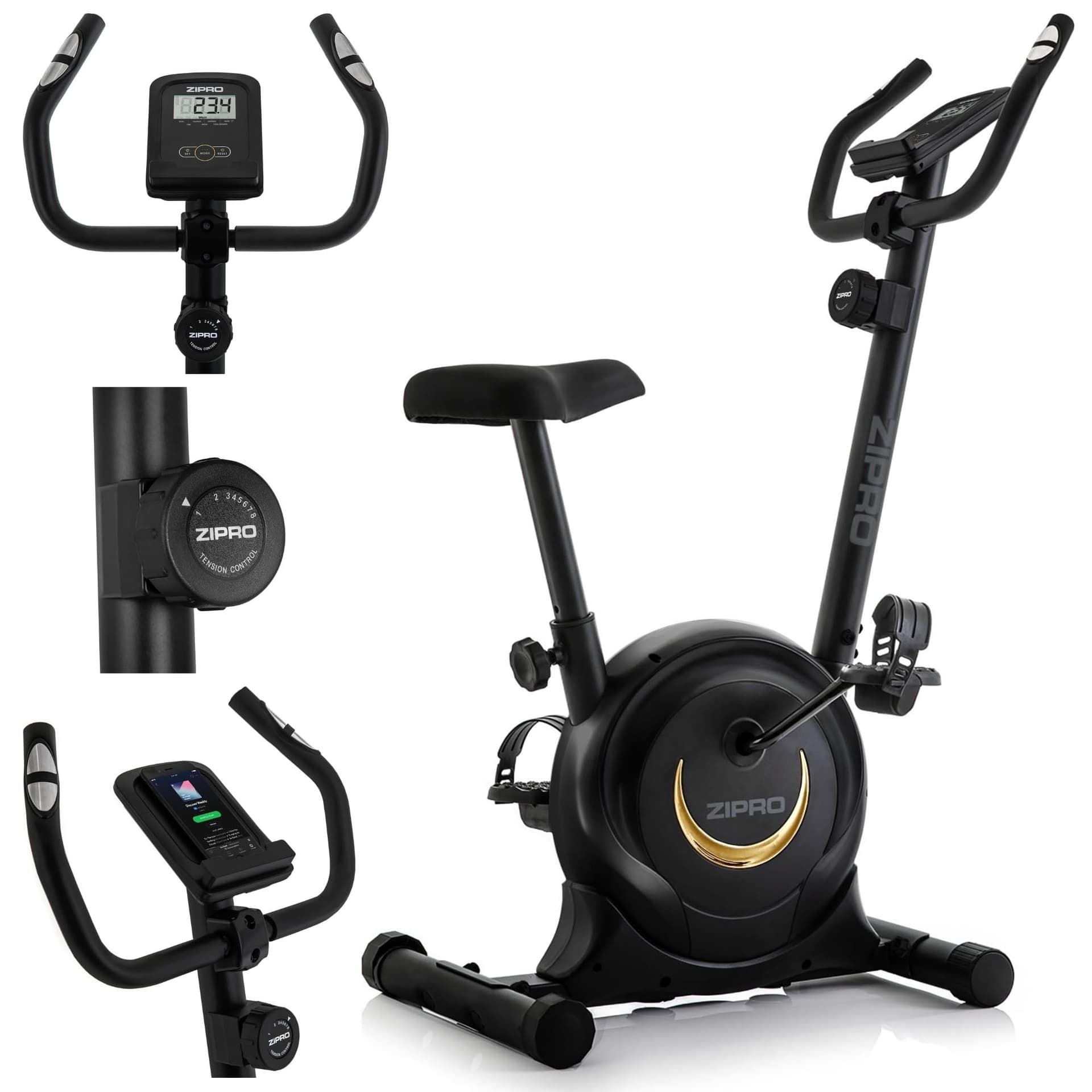 ZIPRO Cyclette da Casa con 8 Livelli di Resistenza Magnetica – Bild 8
