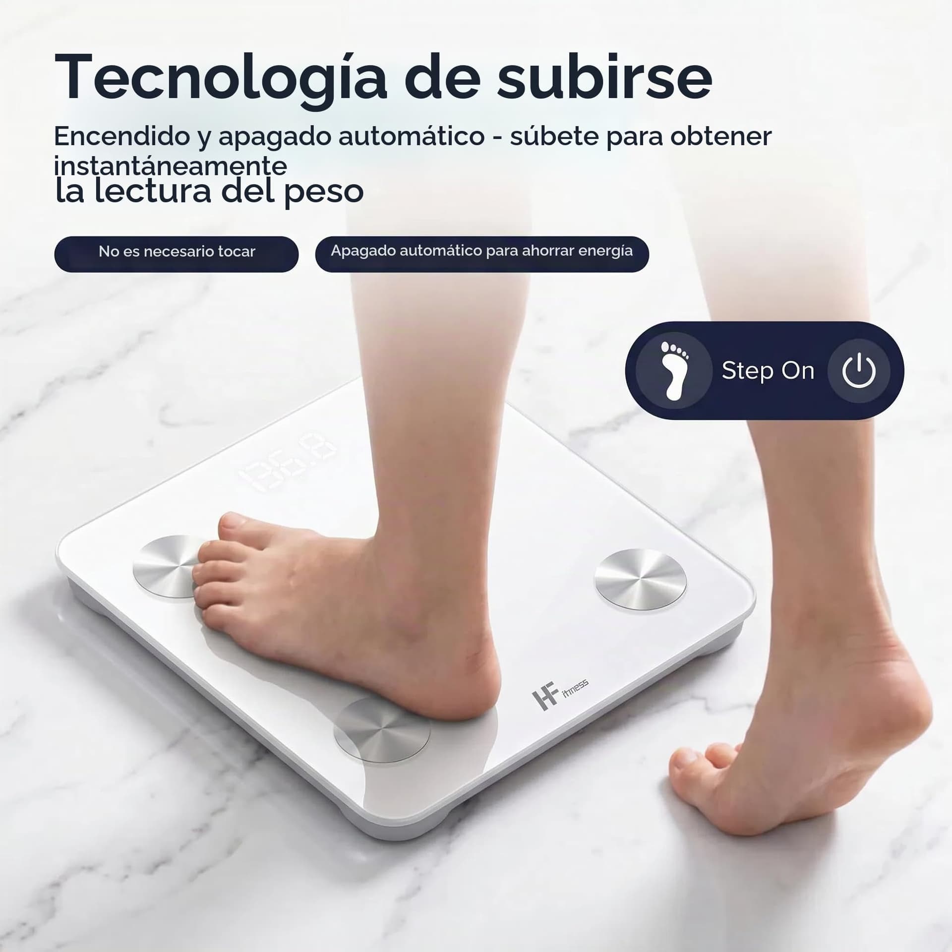 HomeFashion HFitness Báscula Inteligente de Grasa Corporal – Bild 7