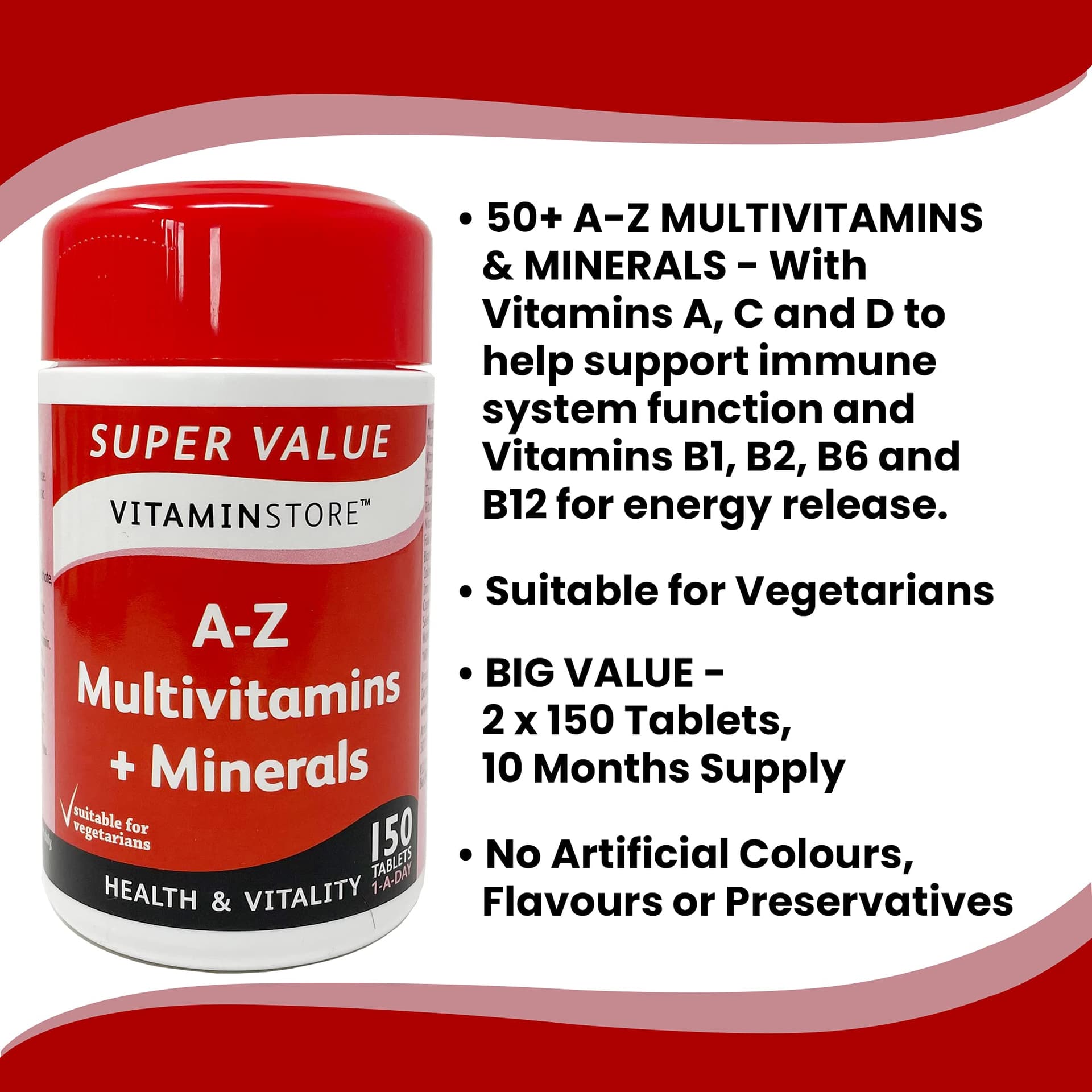 Vitamin Store Dietary Supplement A-Z Multivitamins and – Bild 2