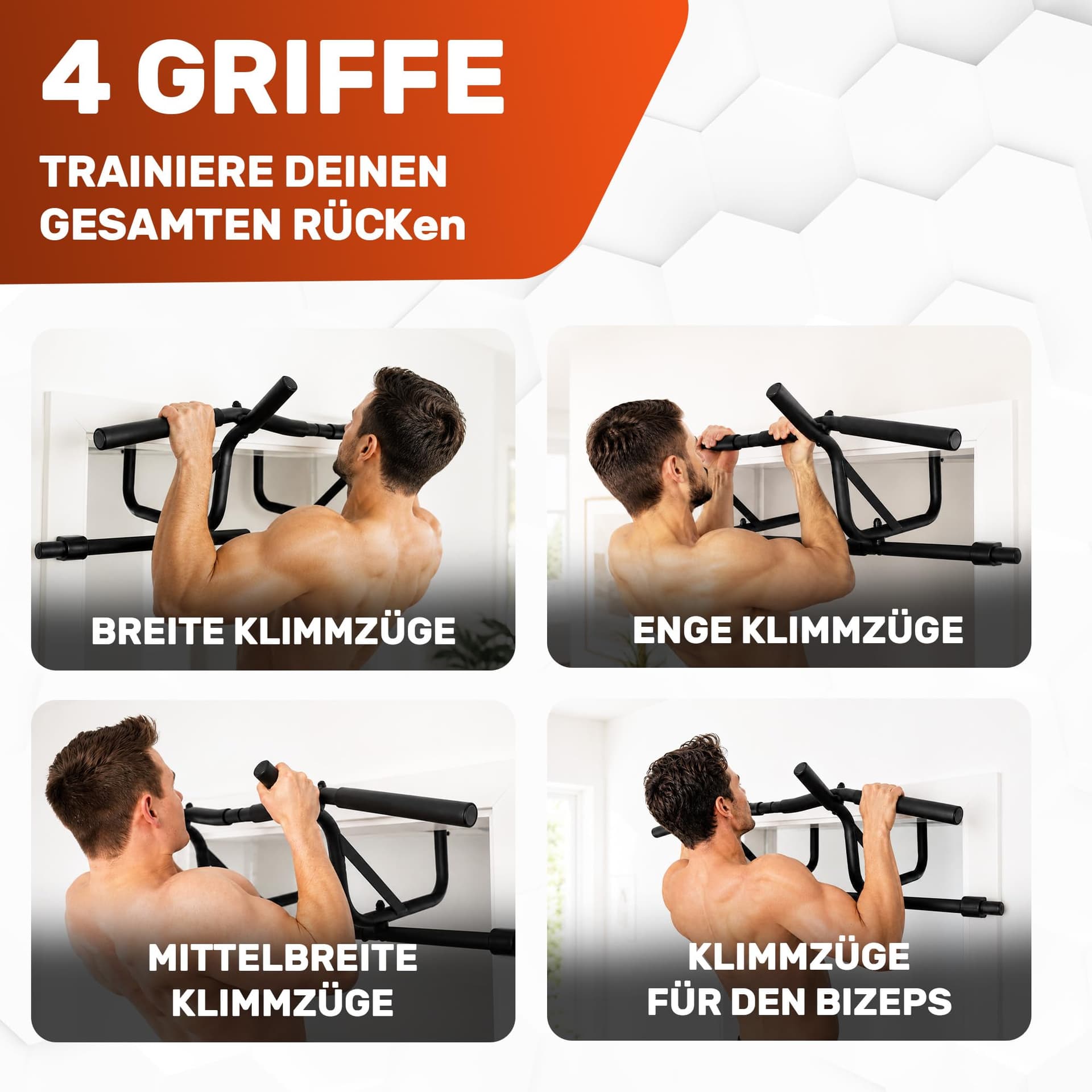 Everleven [NEU] Klimmzugstange Türrahmen ohne Schrauben – Bild 7