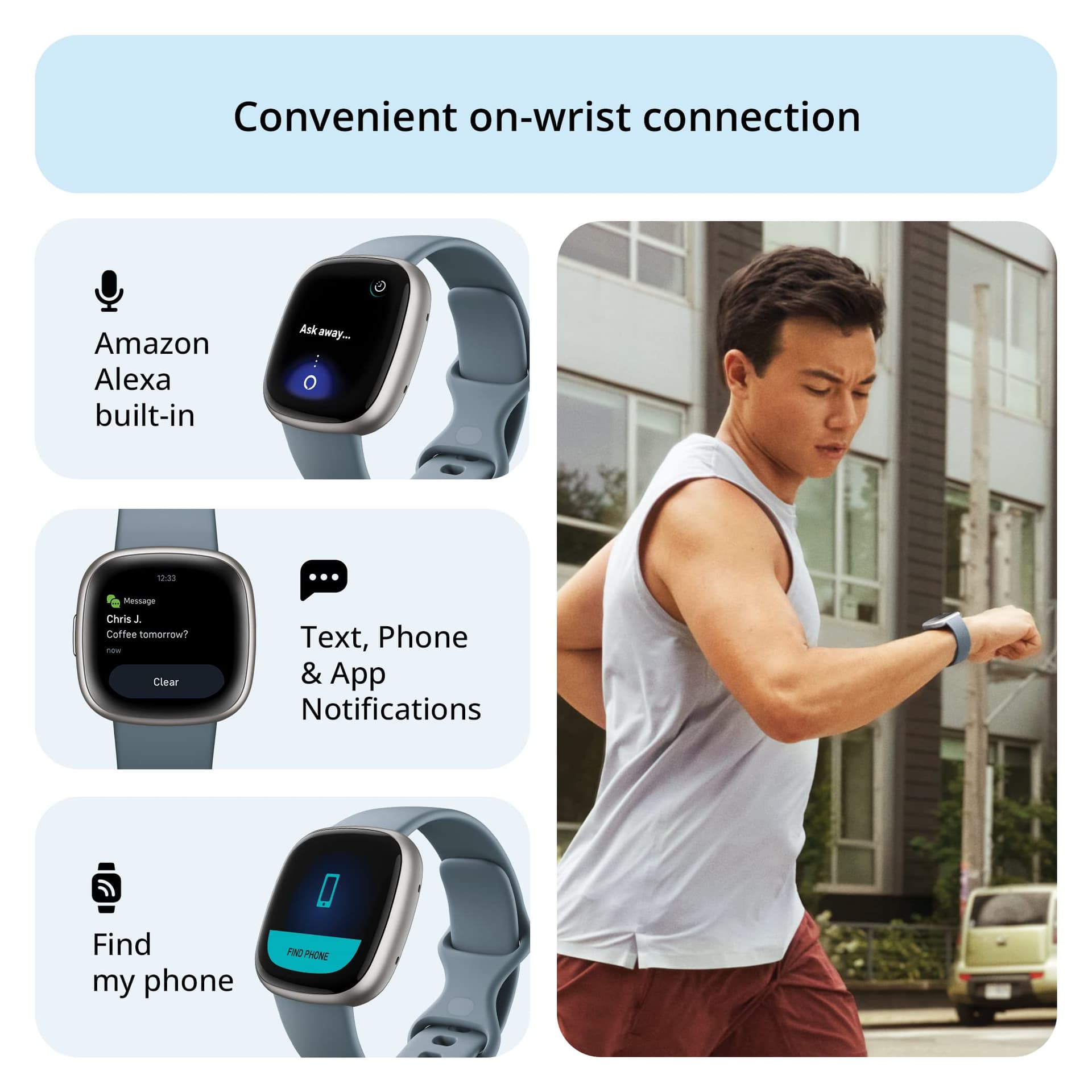 Fitbit Google Fitbit Versa 4 Fitness Smartwatch with Daily – Bild 5