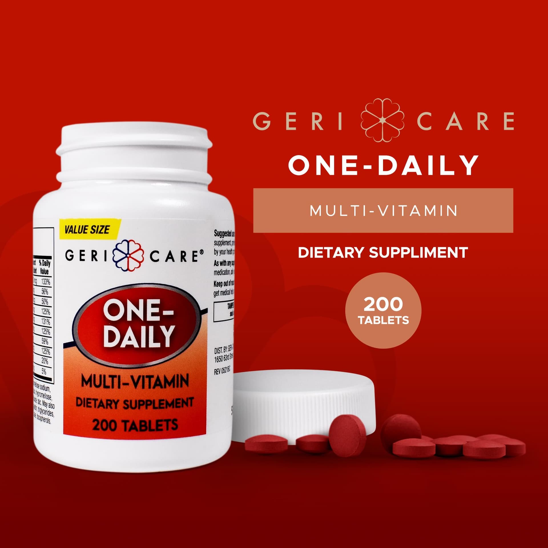 GeriCare One-Daily Multi-Vitamin Tablet – Bild 2