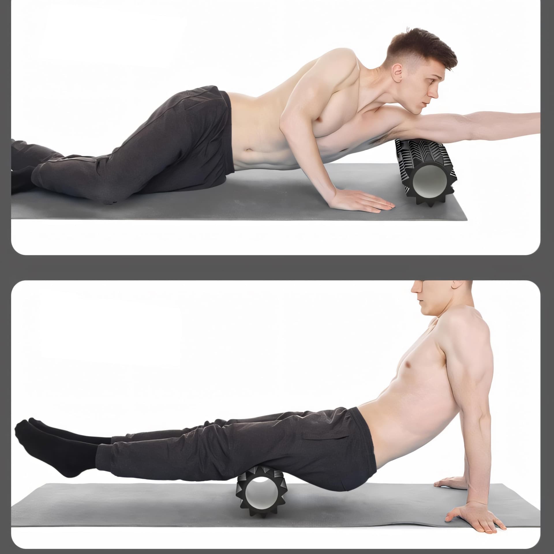 Retoo Faszienrolle Fitness-Rolle Standard mittlere Härte – Bild 2