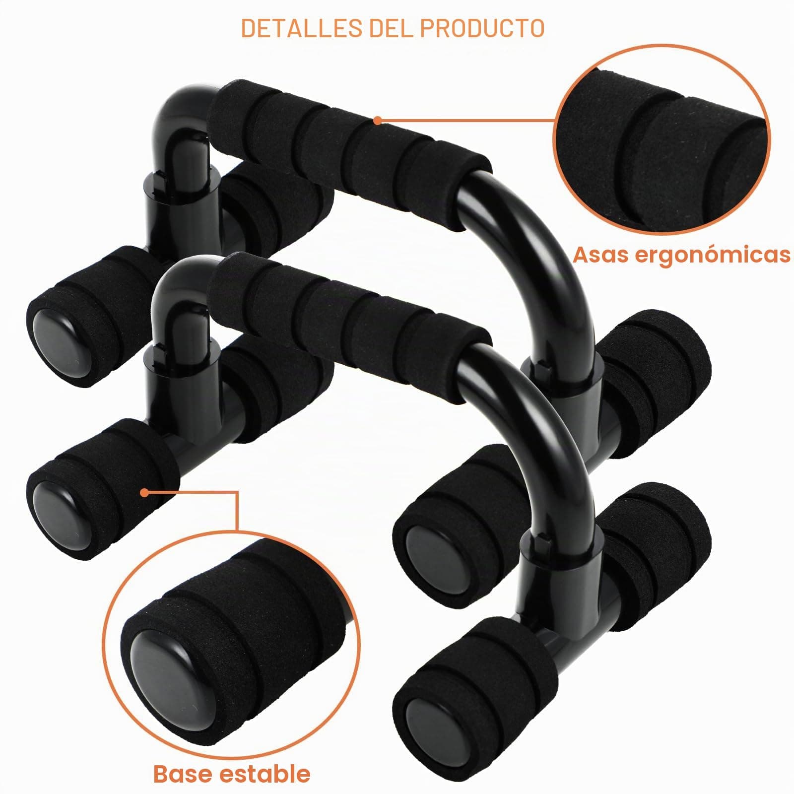 Flearitzo Push Up Maniglie Push Up Bar Maniglie per Flessioni Pushup – Bild 3