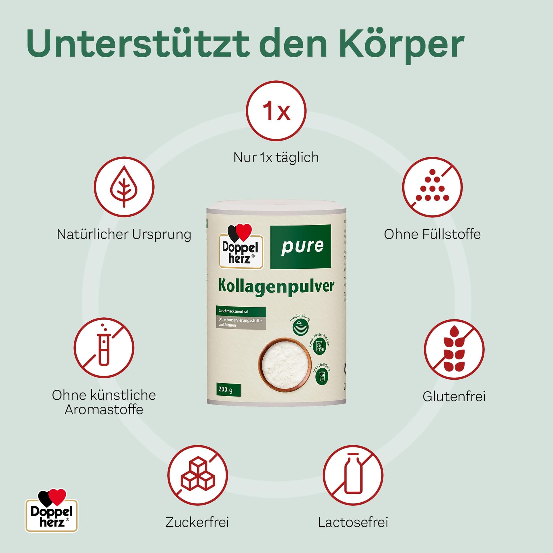 Doppelherz pure Kollagenpulver – Bild 5