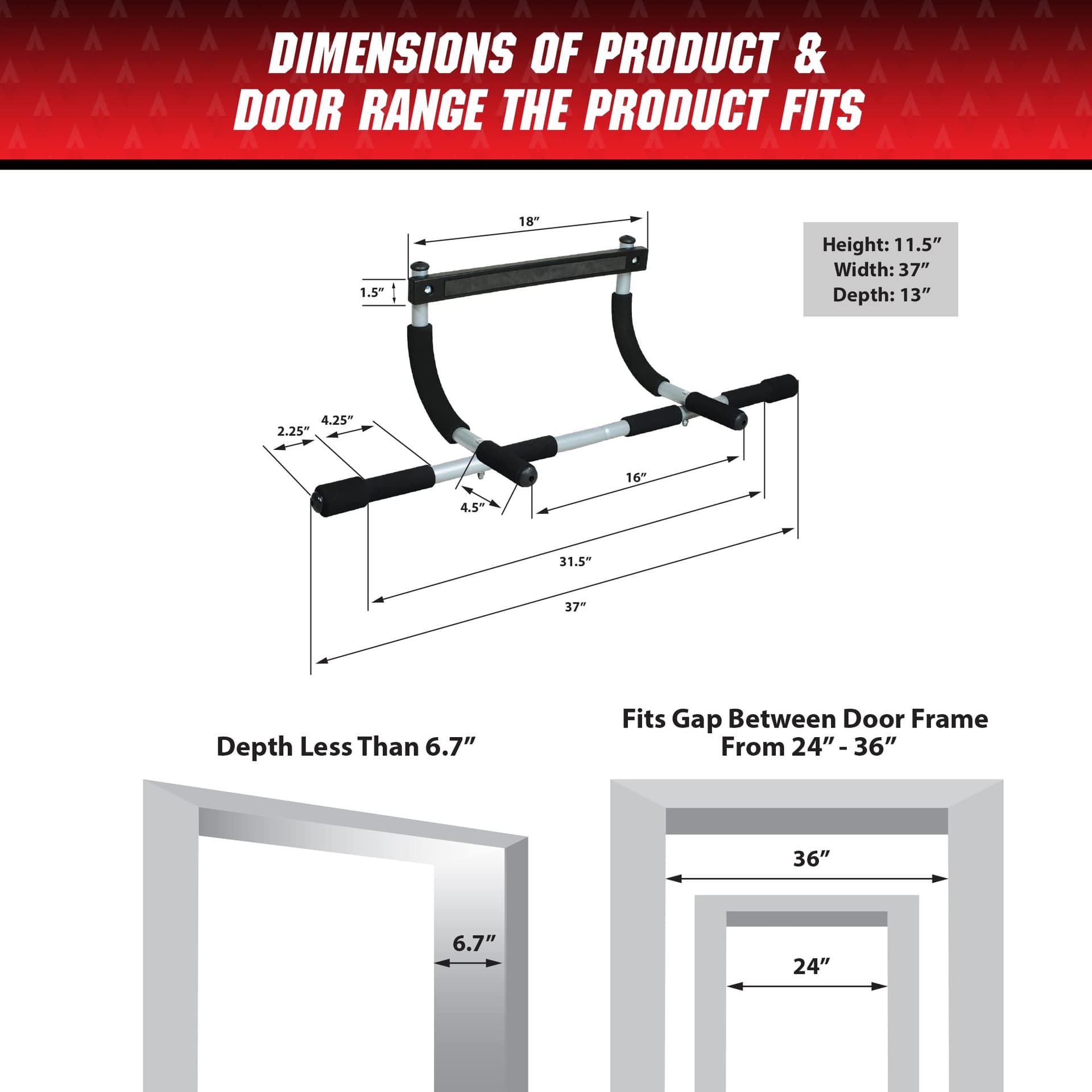 Iron Gym Pull Up Bars – Bild 4
