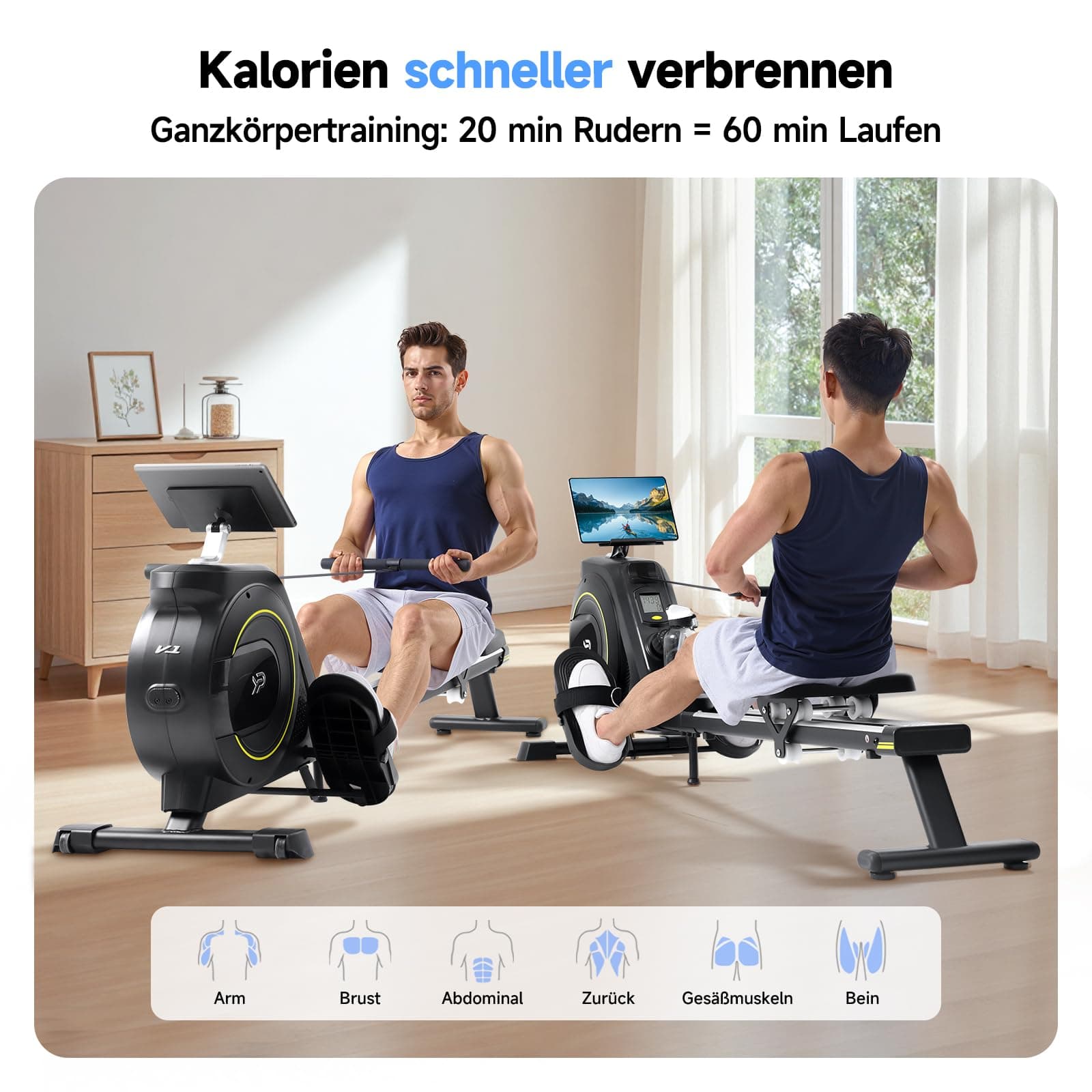 YPOO Roeitoestel voor Huishoudelijk Gebruik – Bild 3