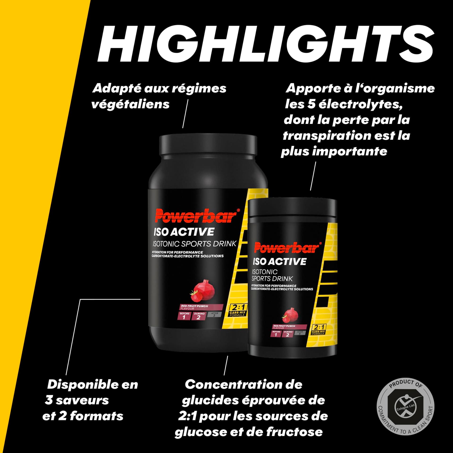 Powerbar Isoactive - Red Fruit - 1320g – Bild 3