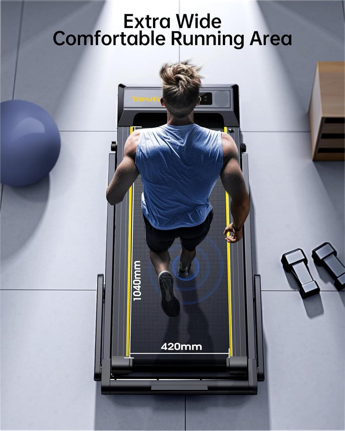 Toputure 12% Inclinación Cinta de Correr Plegable – Bild 8