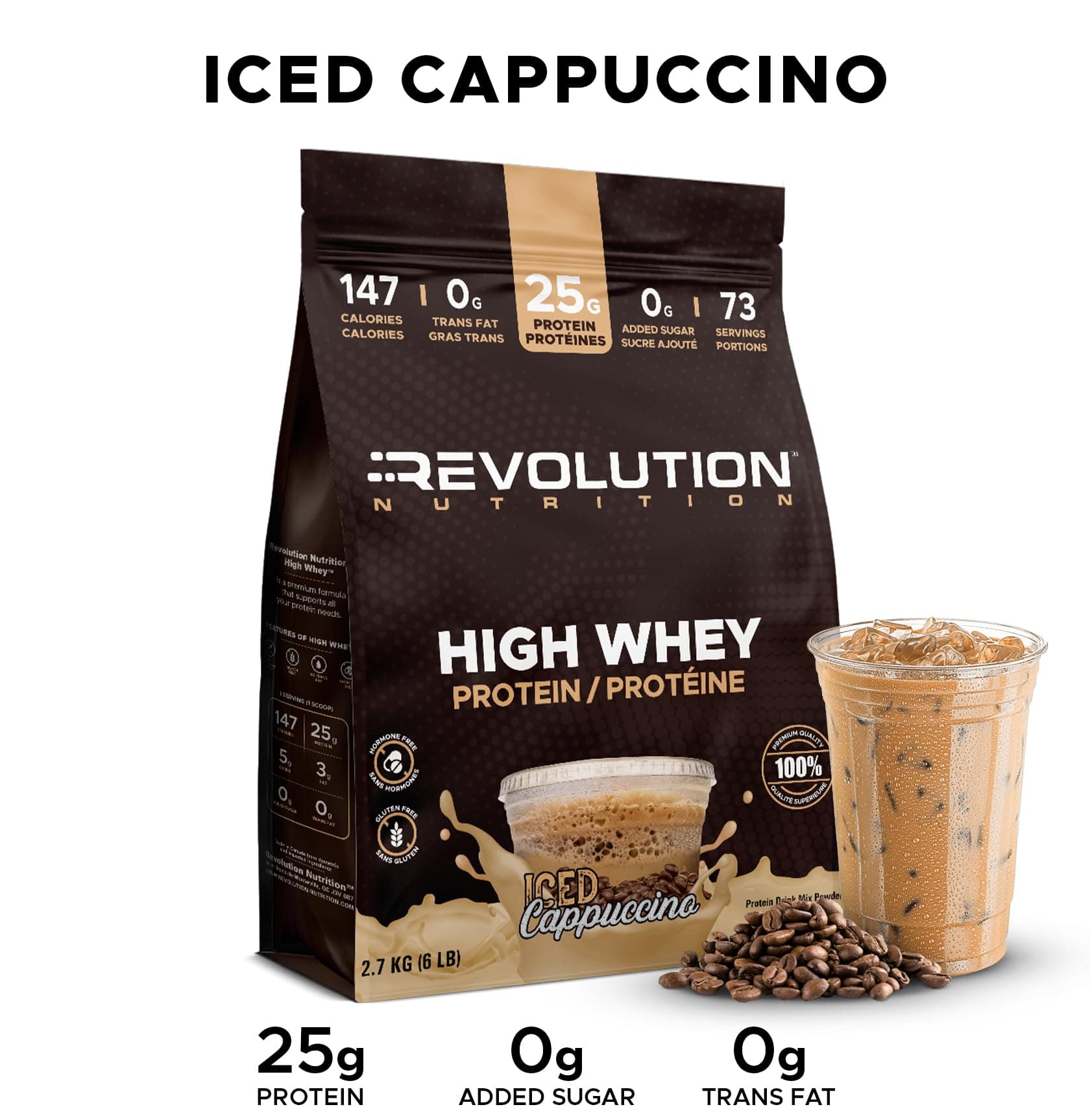 Revolution Nutrition , High Whey, Protein Powder 6LB – Bild 4