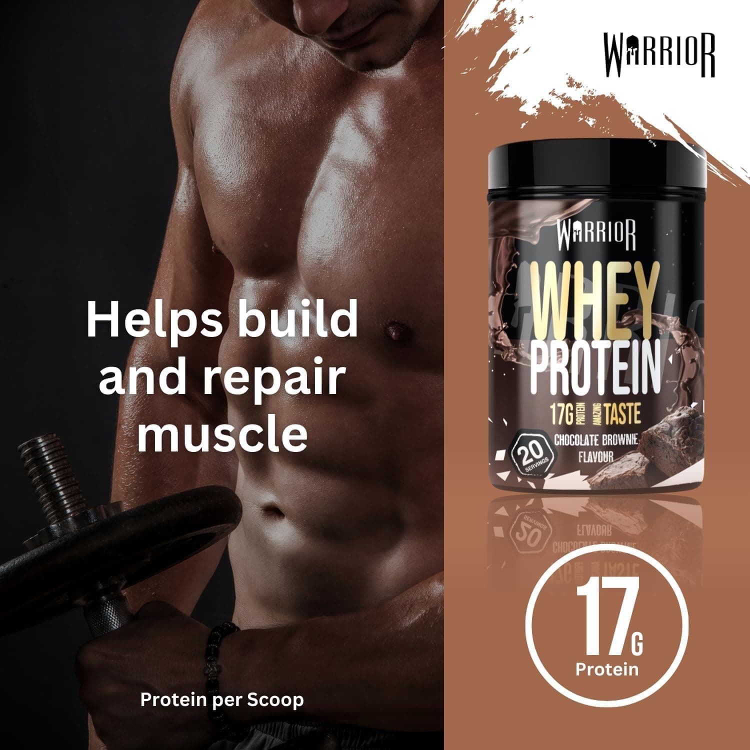 Warrior Whey Protein Powder 500g – Bild 3