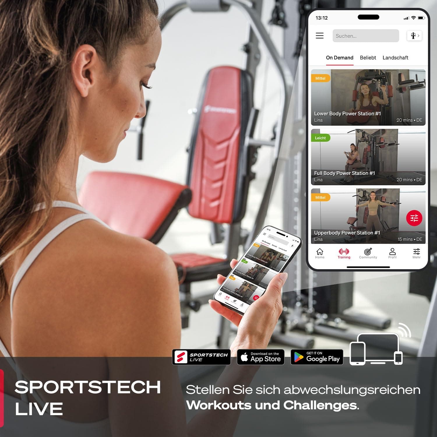 Sportstech Einzigartige Premium Kraftstation – Bild 4