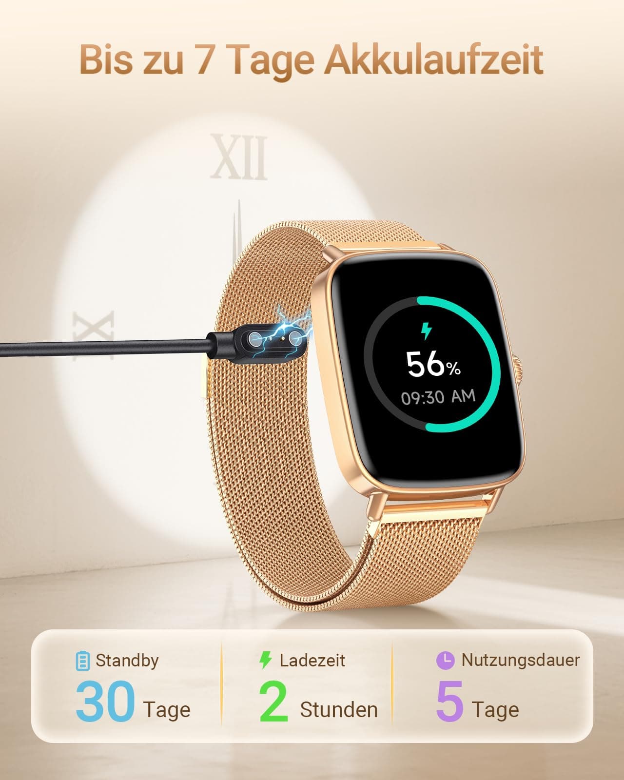 Fitpolo Smartwatch Damen Herren mit Telefonfunktion – Bild 8