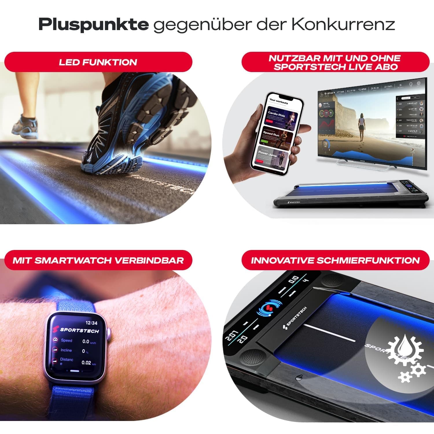 Sportstech sWalk Walking Pad – Bild 8