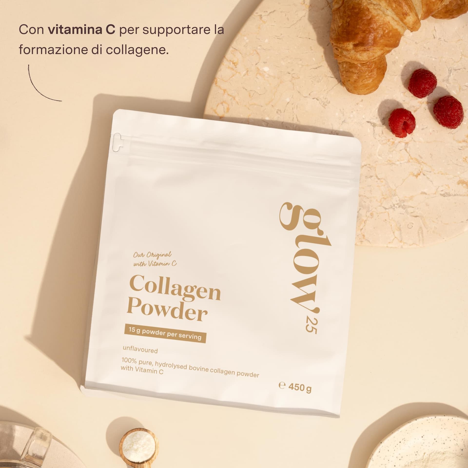 Glow25® Collagen Pulver [450g – Bild 6