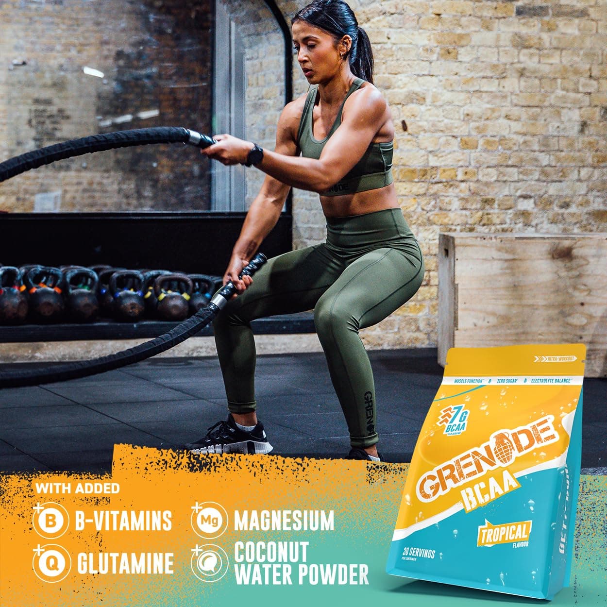 Grenade BCAA Intra Workout Powder Zero Sugar Drink Packed – Bild 5