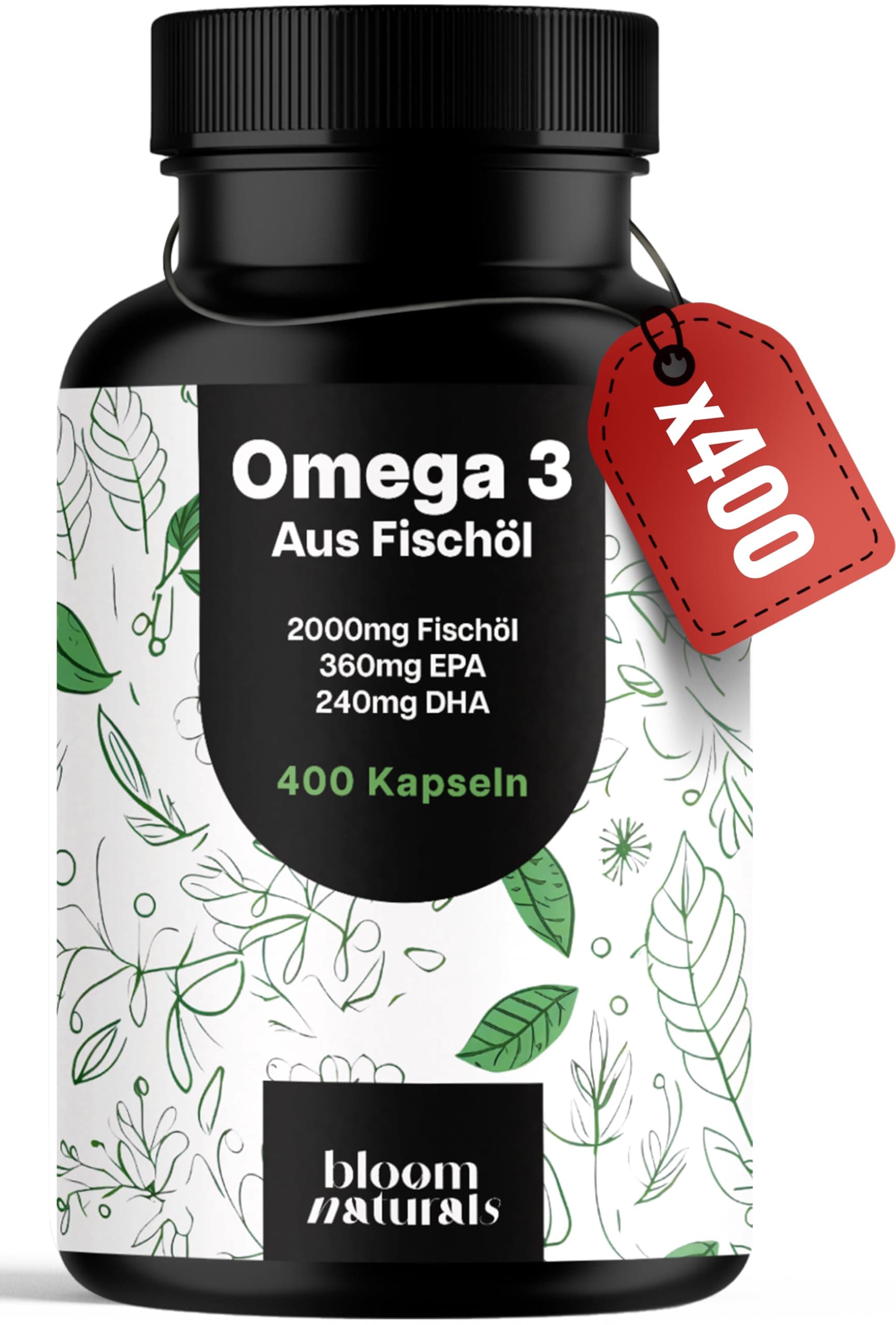 Bloom Naturals Beauty Supplements Omega 3 Kapseln