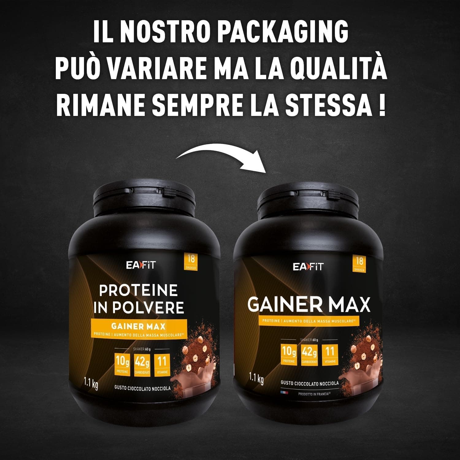 Eafit MASS GAINER EAFIT GAINER MAX 1,1 kg – Bild 6