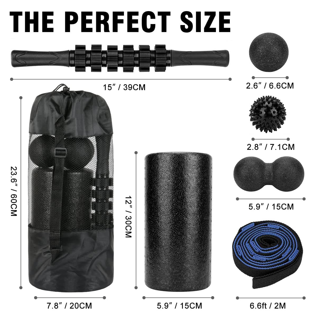 BORNEW Foam Roller Set – Bild 2