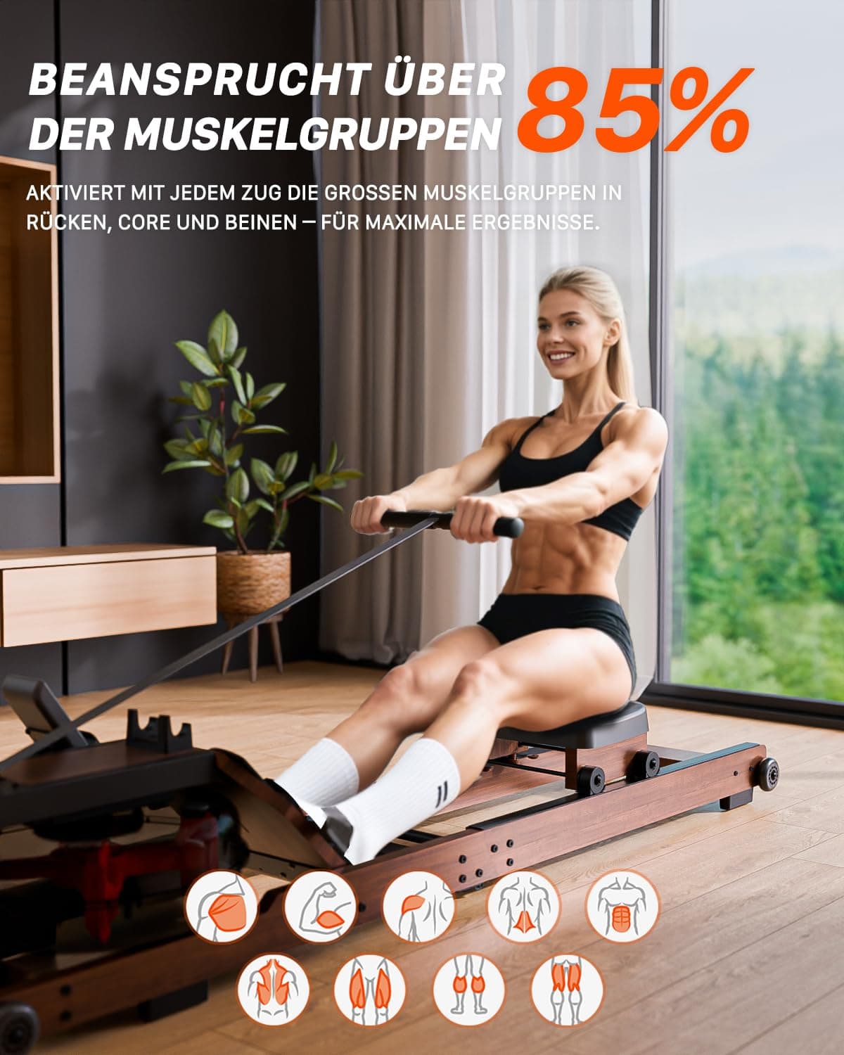Aeriflo Rudergerät für Zuhause – Bild 5
