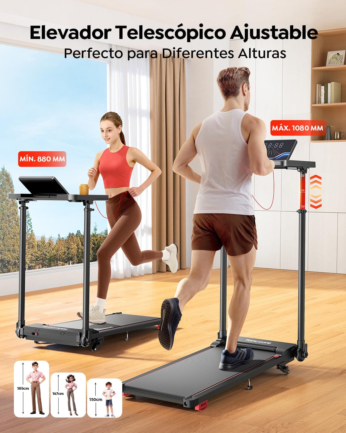 Toputure 6 EN 1 Cinta de Correr Plegable – Bild 2