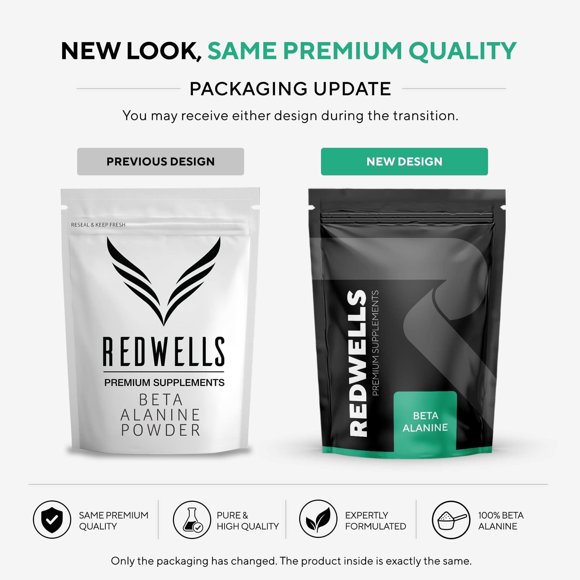 REDWELLS Beta Alanine Powder REDWELLS Premium Quality No Additives Amino Acid - 100g – Bild 4