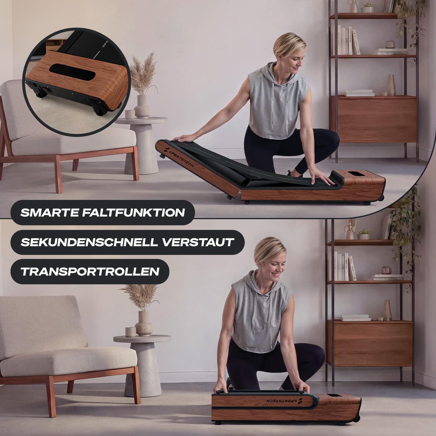 Sportstech Walking Pad für Zuhause klappbar – Bild 3