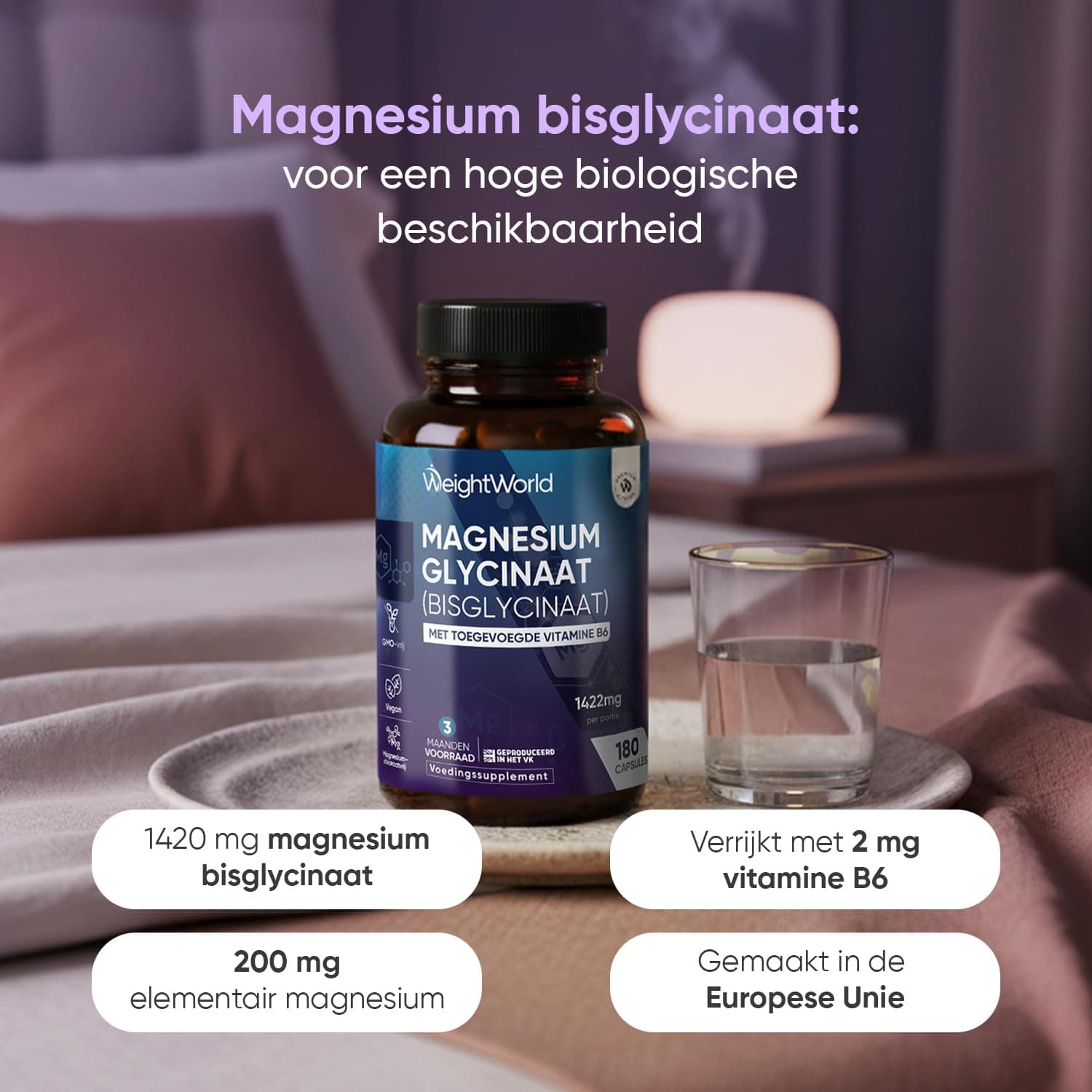 WeightWorld Magnesium Bisglycinat Kapseln – Bild 2