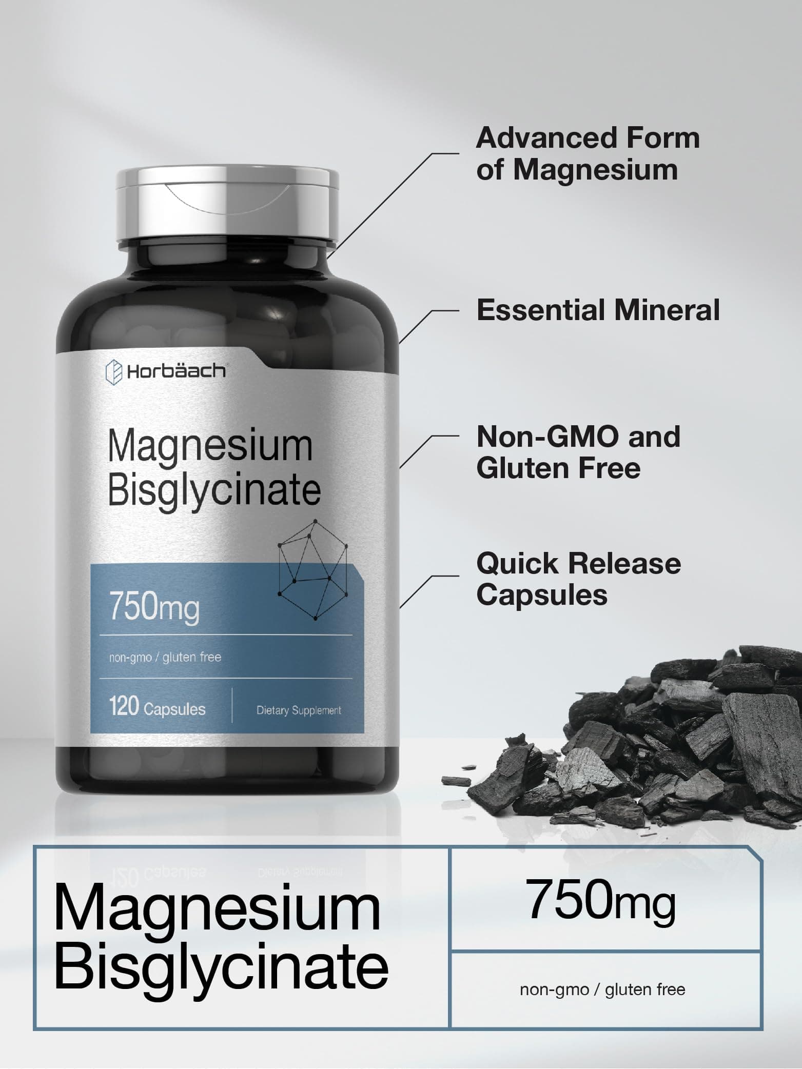 Horbäach Magnesium Bisglycinate – Bild 4