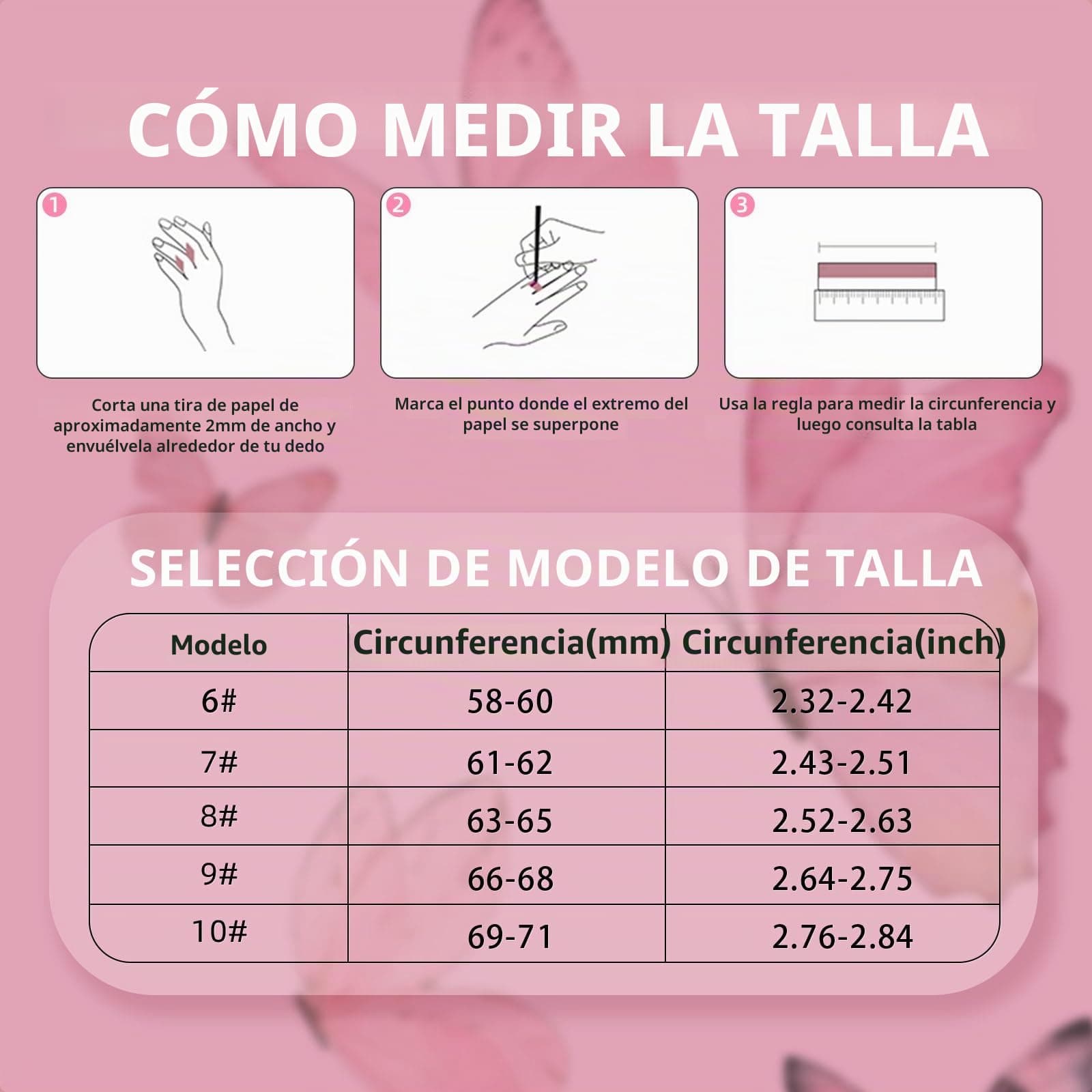 UouNeaCo Elegante anillo inteligente para mujer – Bild 8