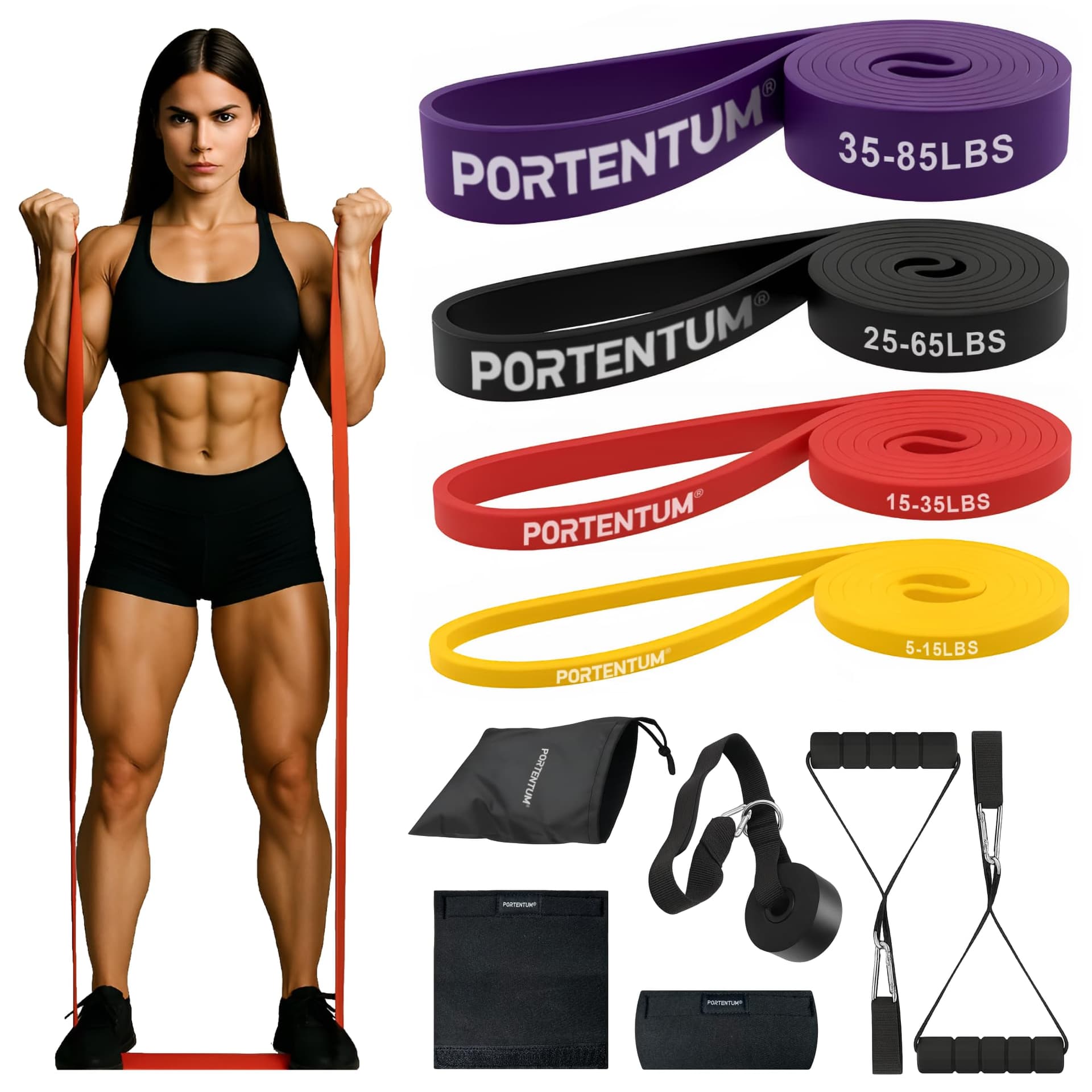 PORTENTUM PORTENTUM Bande Elastique Musculation