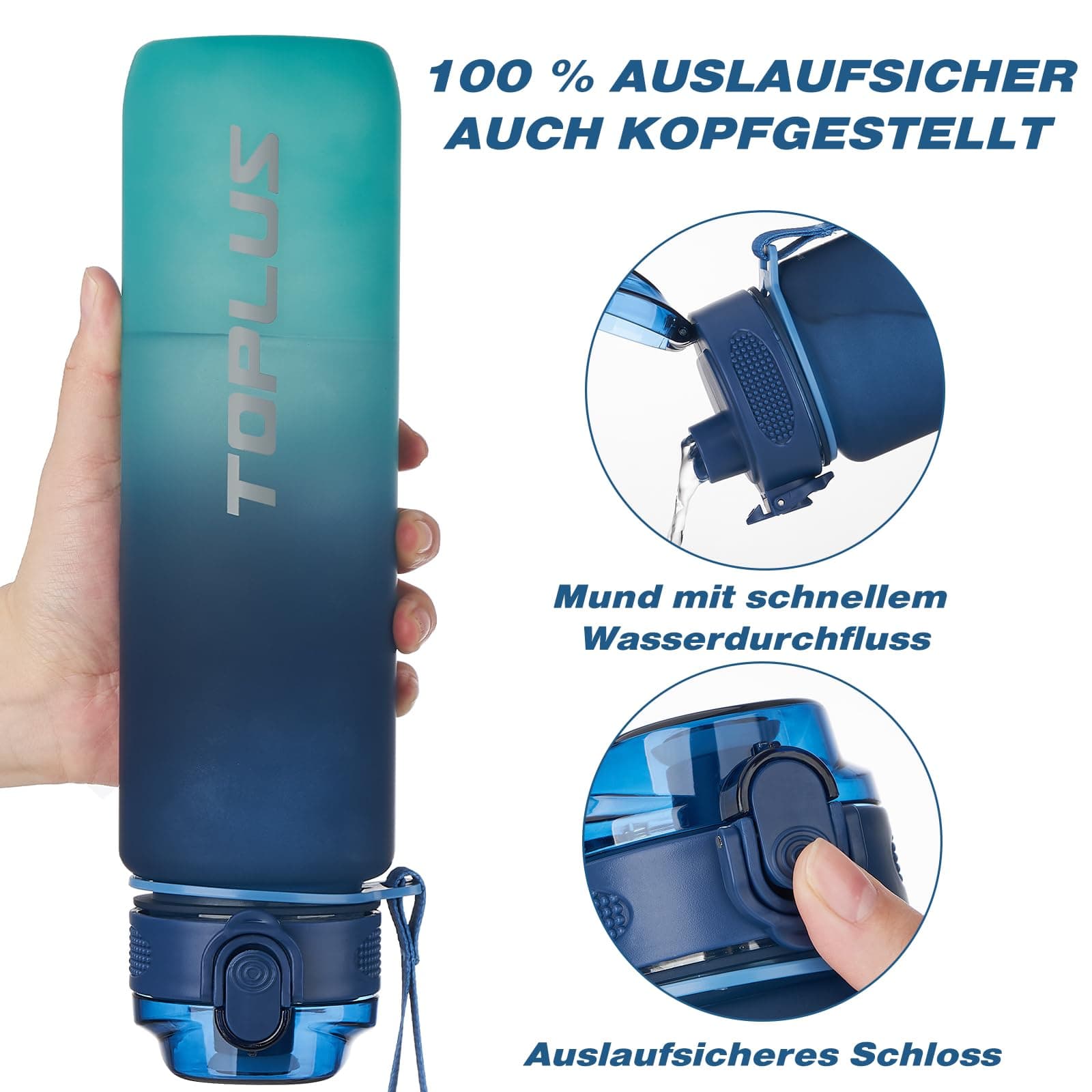 TOPLUS Trinkflasche 1l – Bild 2