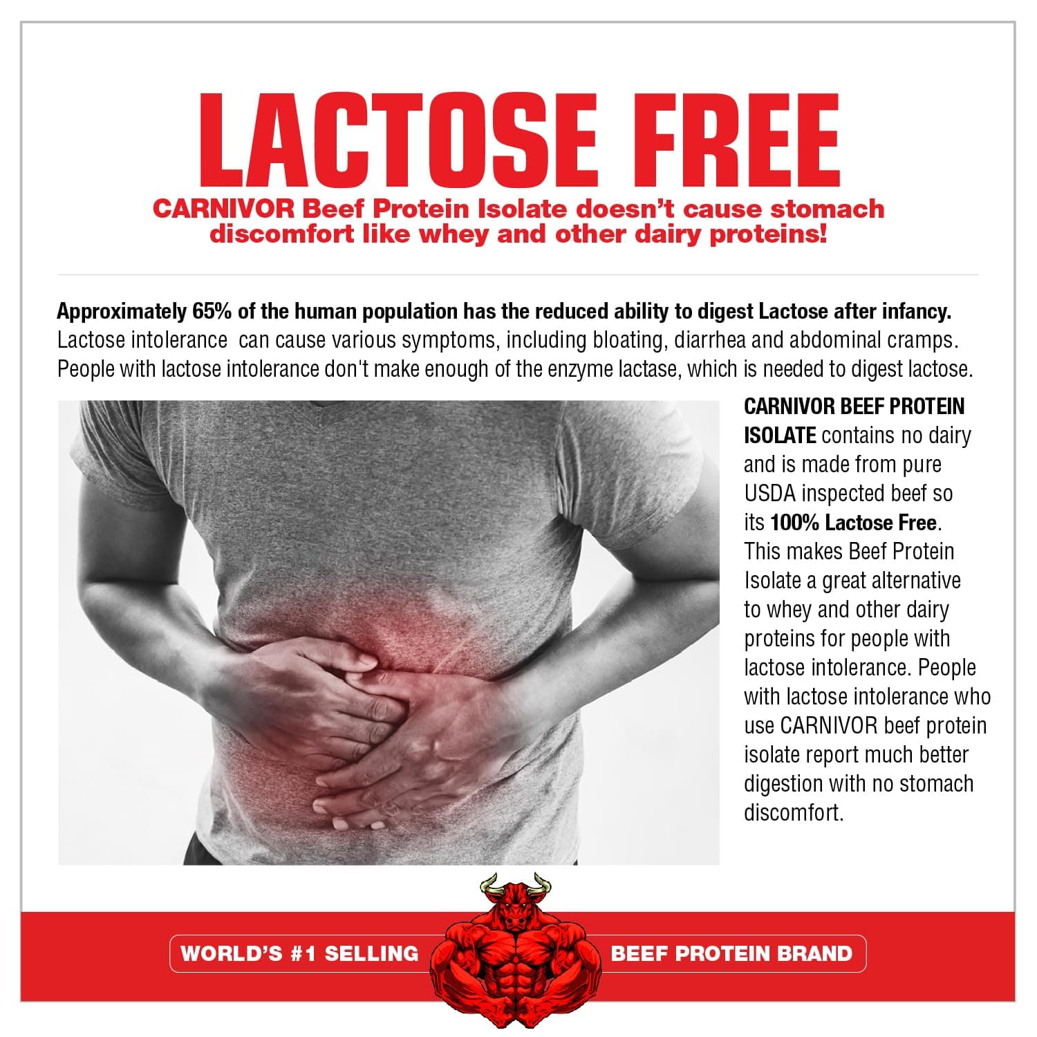 MuscleMeds CARNIVOR Mass Gainer Beef Protein Isolate Shake – Bild 4