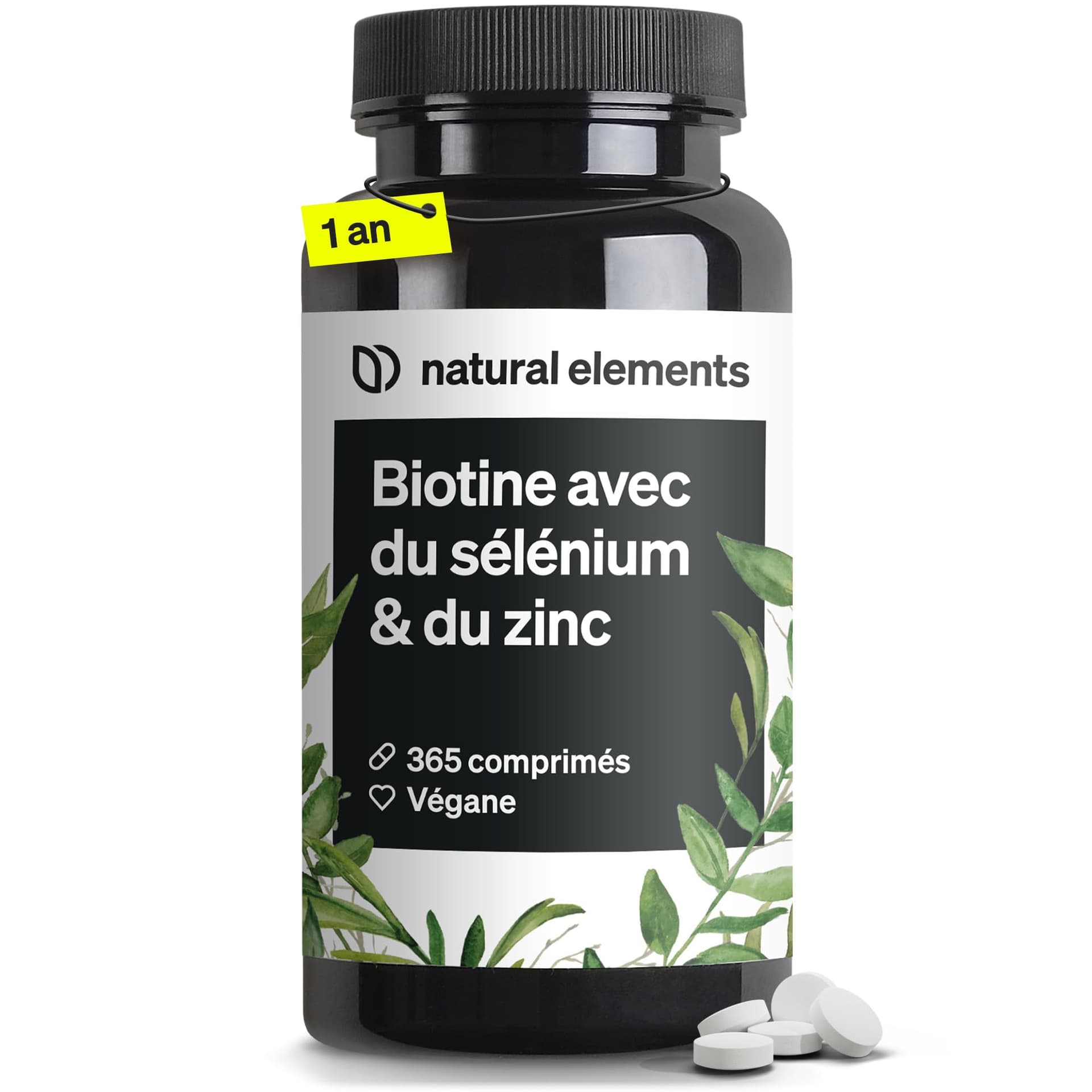natural elements Biotine Complexe 365 Comprimés