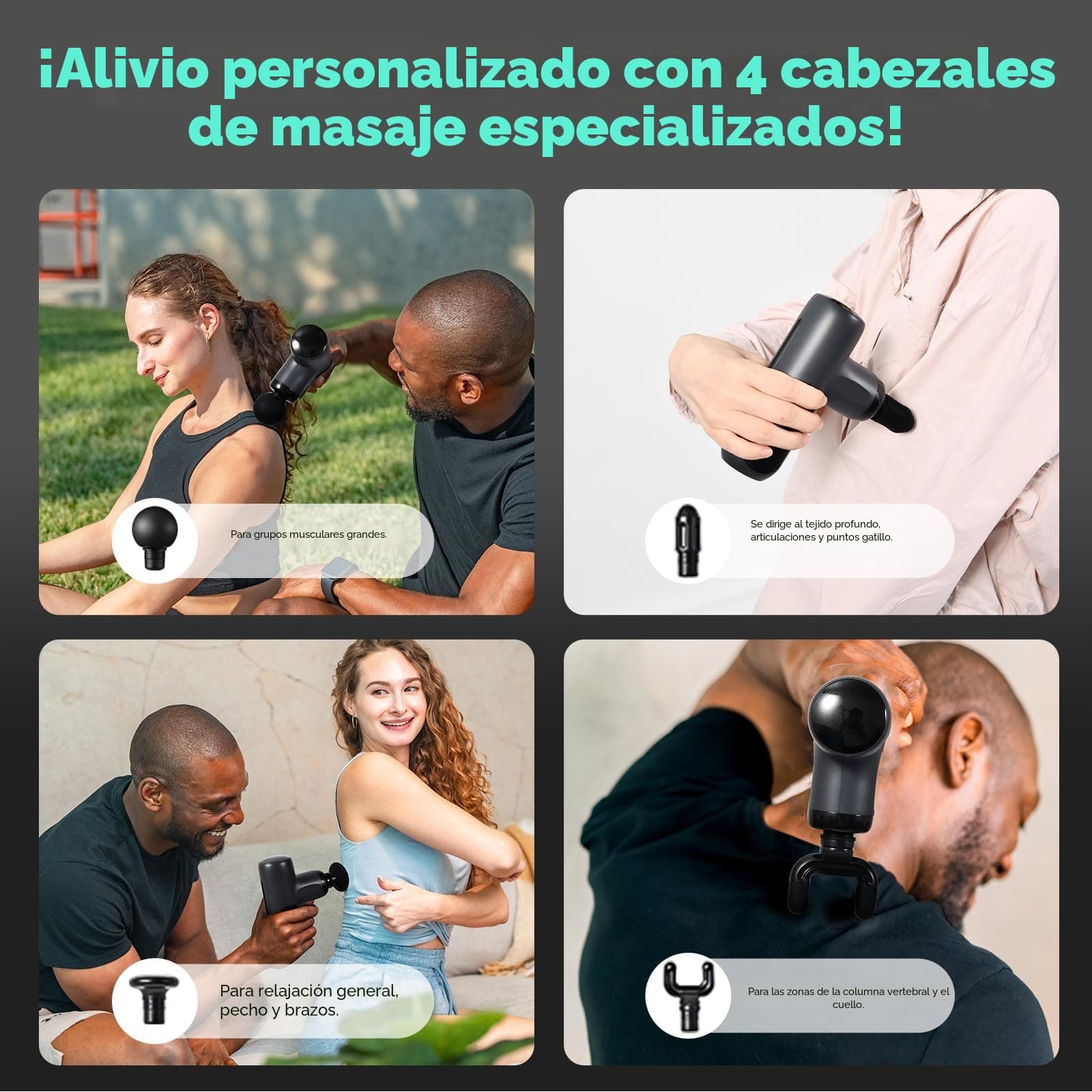arboleaf Mini Pistola de Masaje – Bild 5
