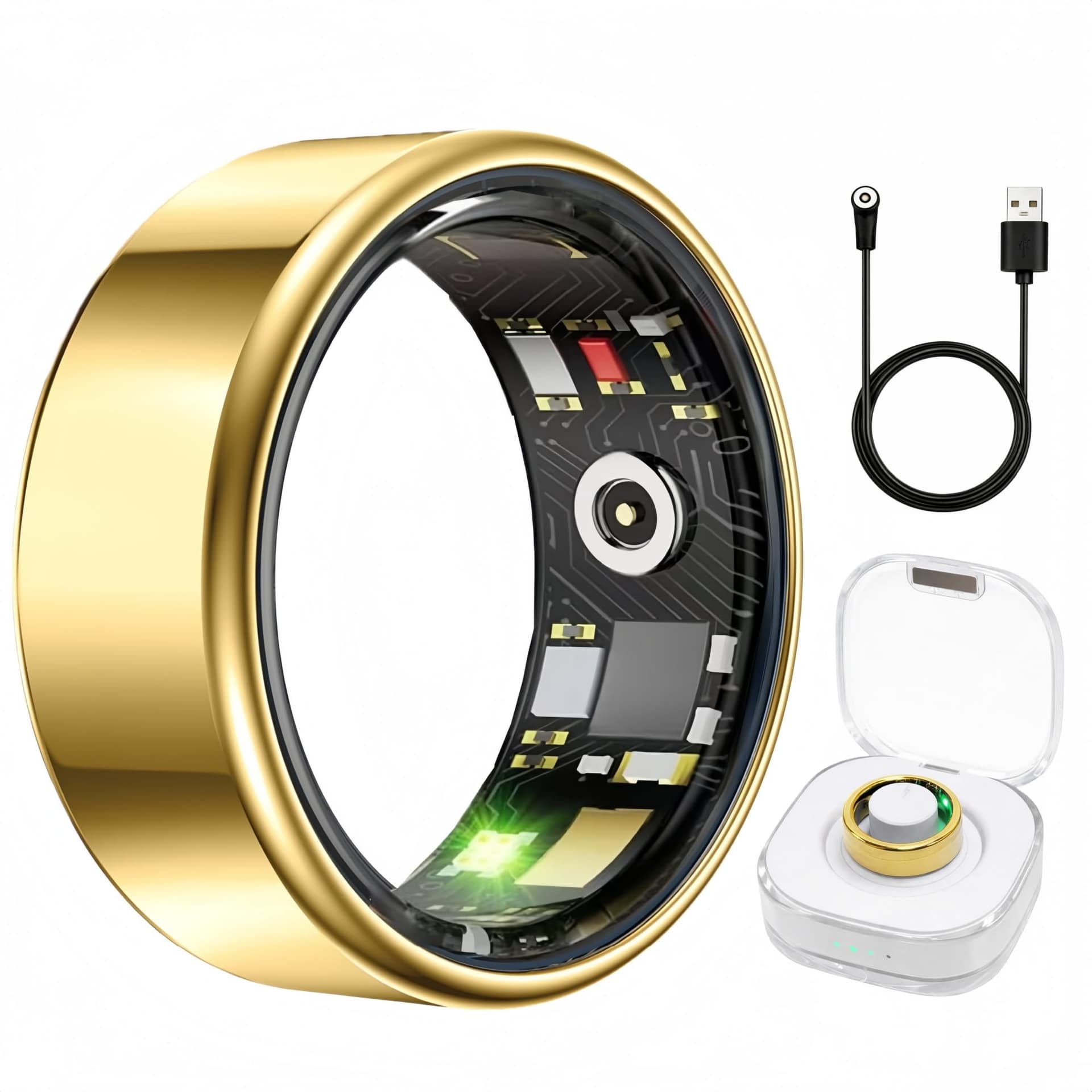 Aoyool Smart Ring Health & Fitness Tracker for Men & Women