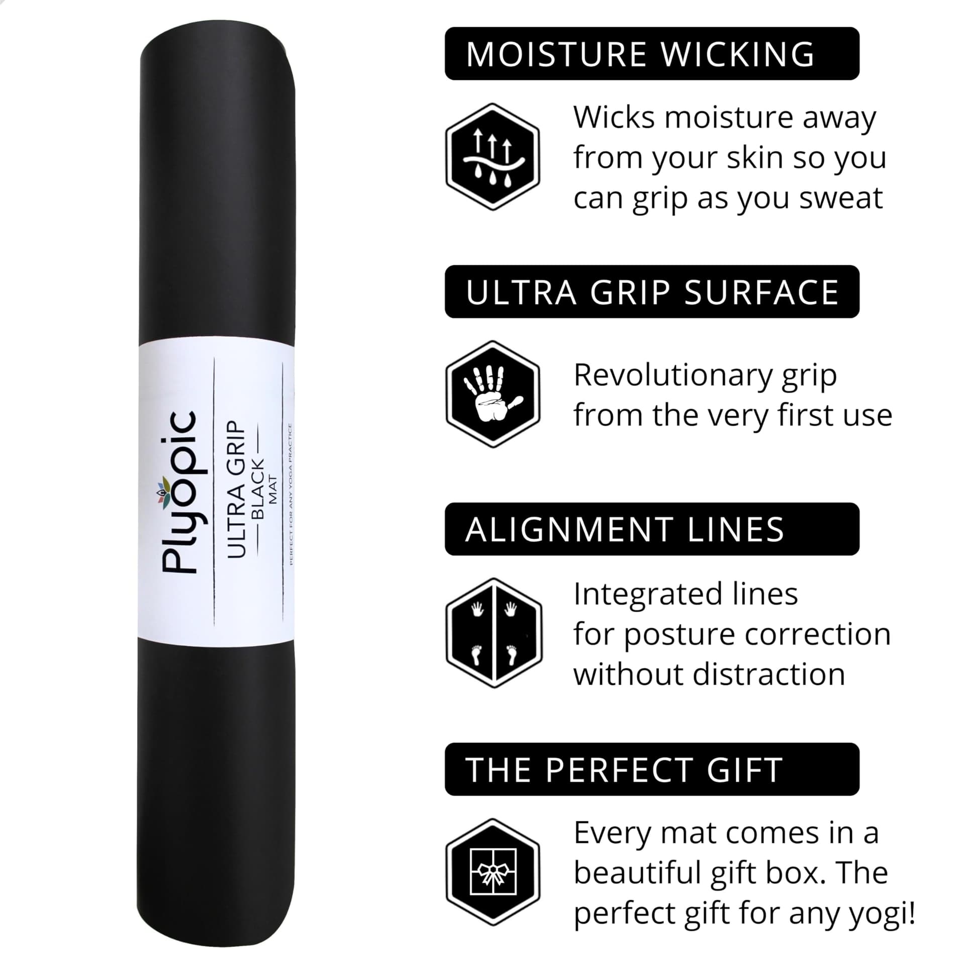 Plyopic . Ultra-Grip Pro Yoga Mat – Bild 6