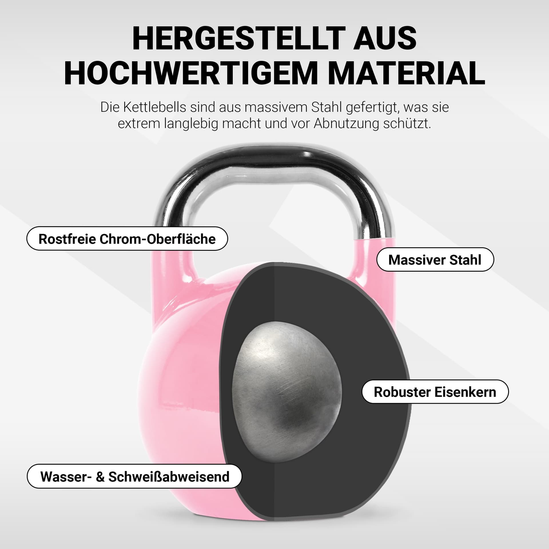 MSPORTS Kettlebell Competition 8 kg – Bild 4