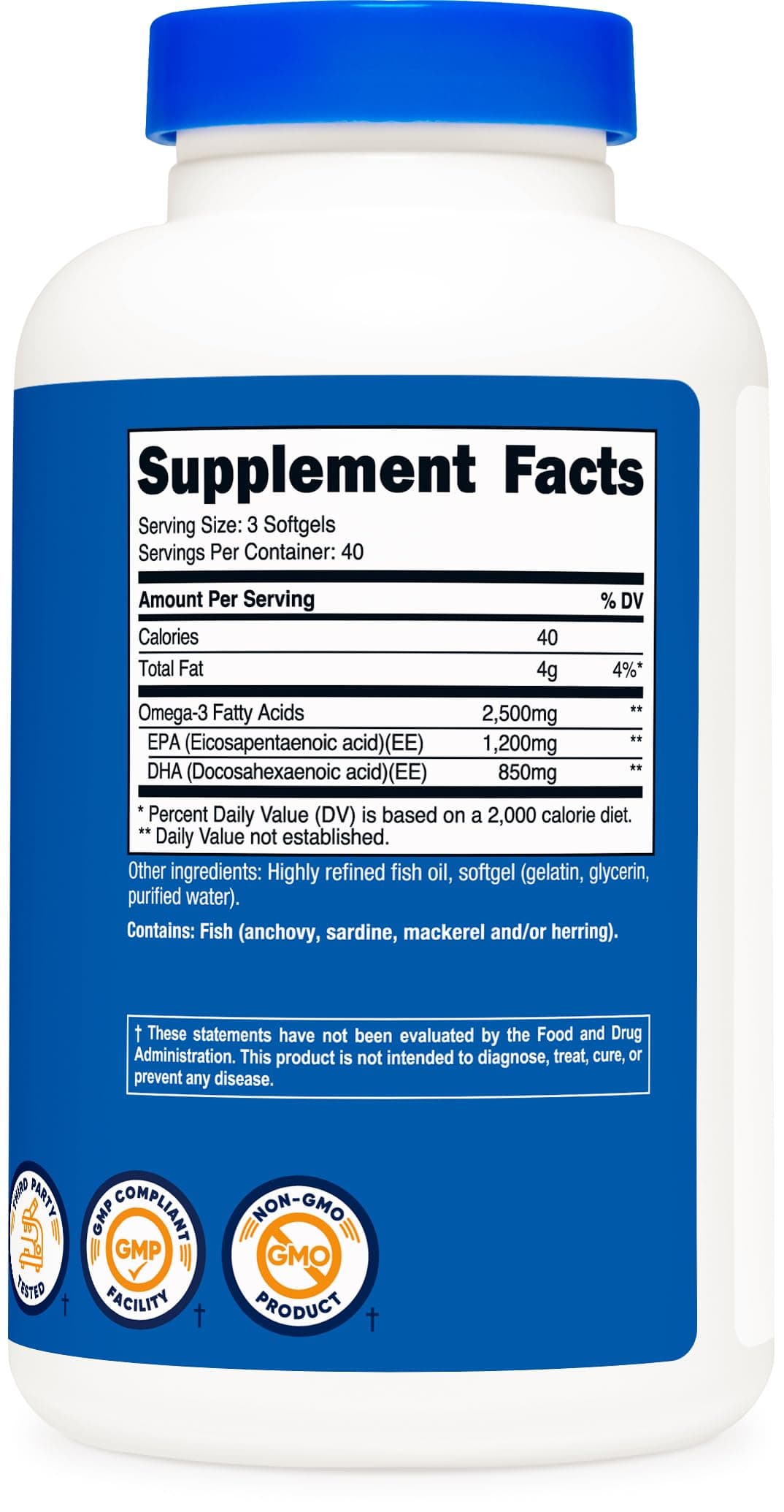Nutricost Omega 3 Fish Oil – Bild 5