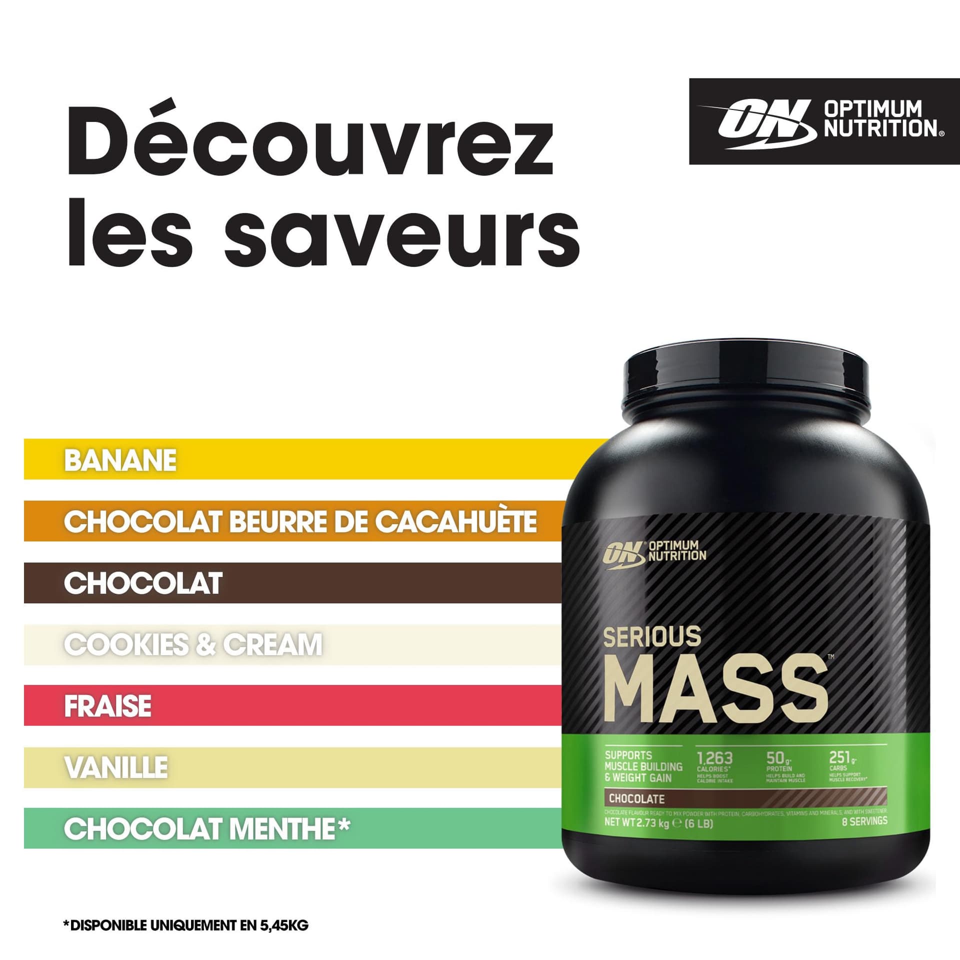 Optimum Nutrition Serious Mass Protein Powder High Calorie – Bild 5