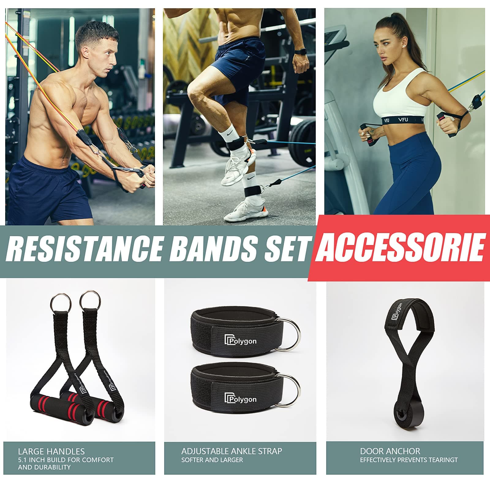 Polygon Resistance Bands Set – Bild 5