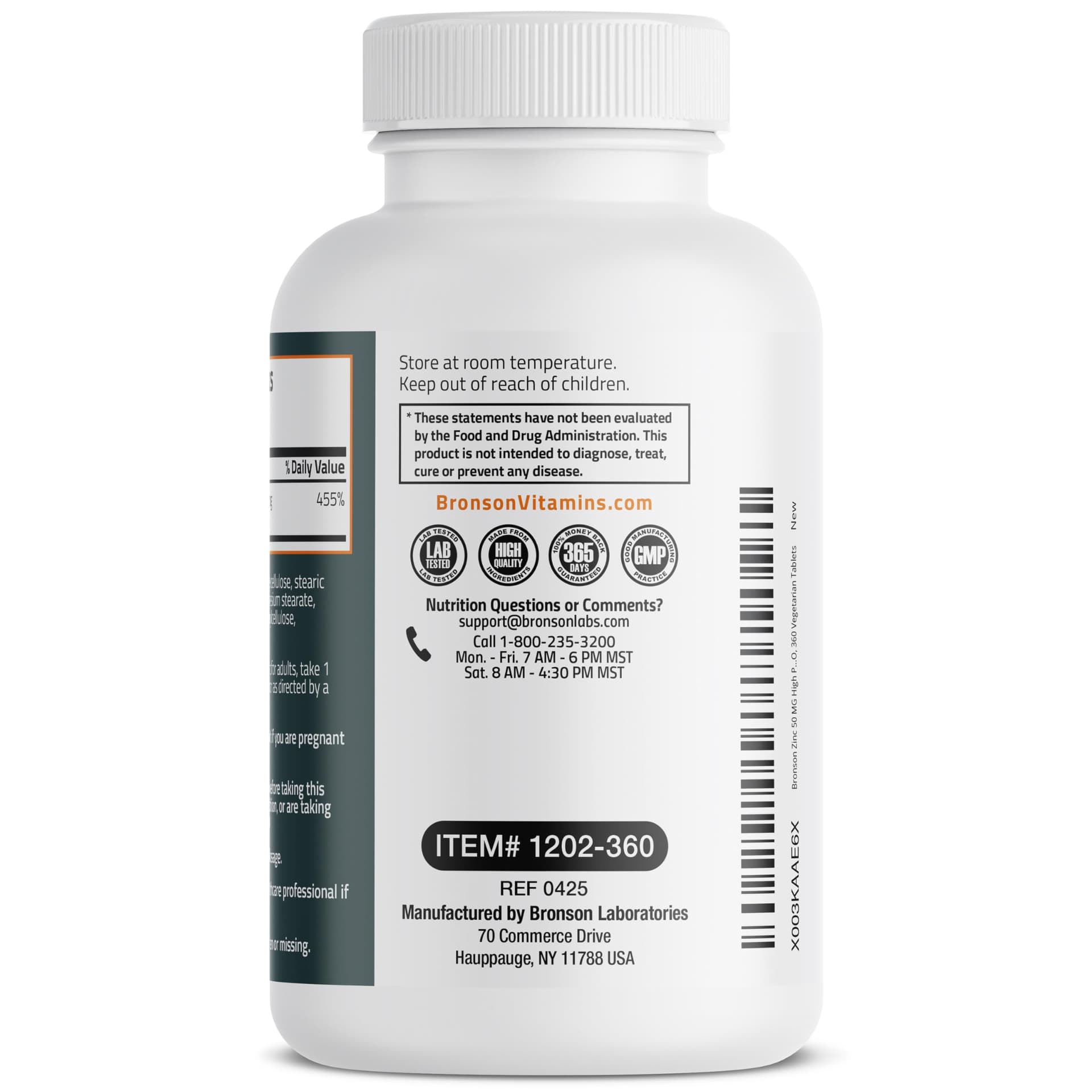 Bronson Zinc 50 MG High Potency Supports Immune – Bild 7