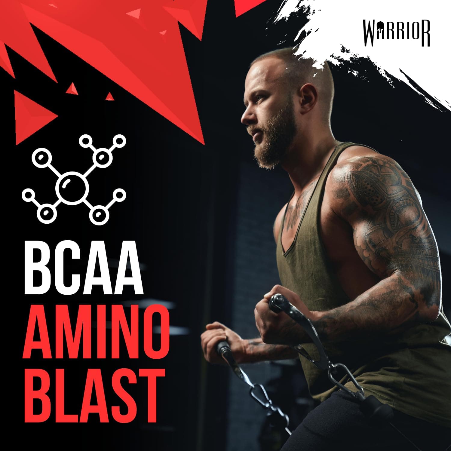 Warrior Amino Blast BCAA Powder 270g – Bild 4