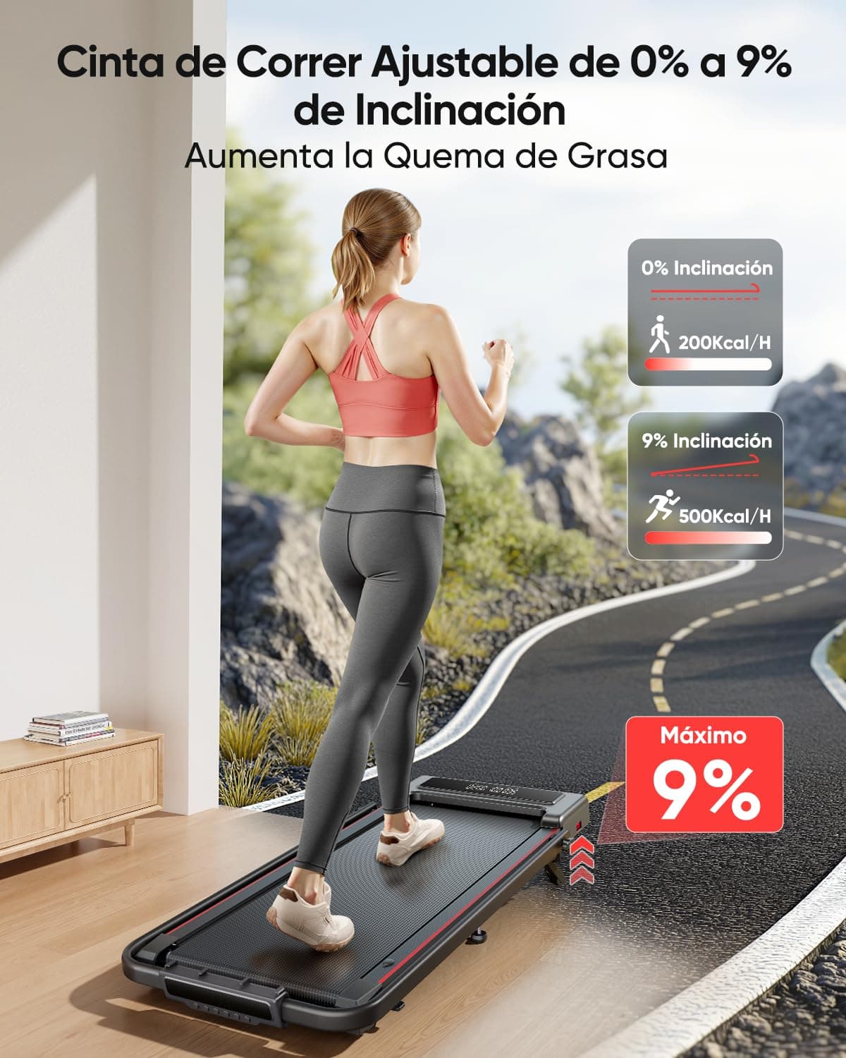 Toputure 4 en 1 Cinta de Correr Plegable – Bild 2