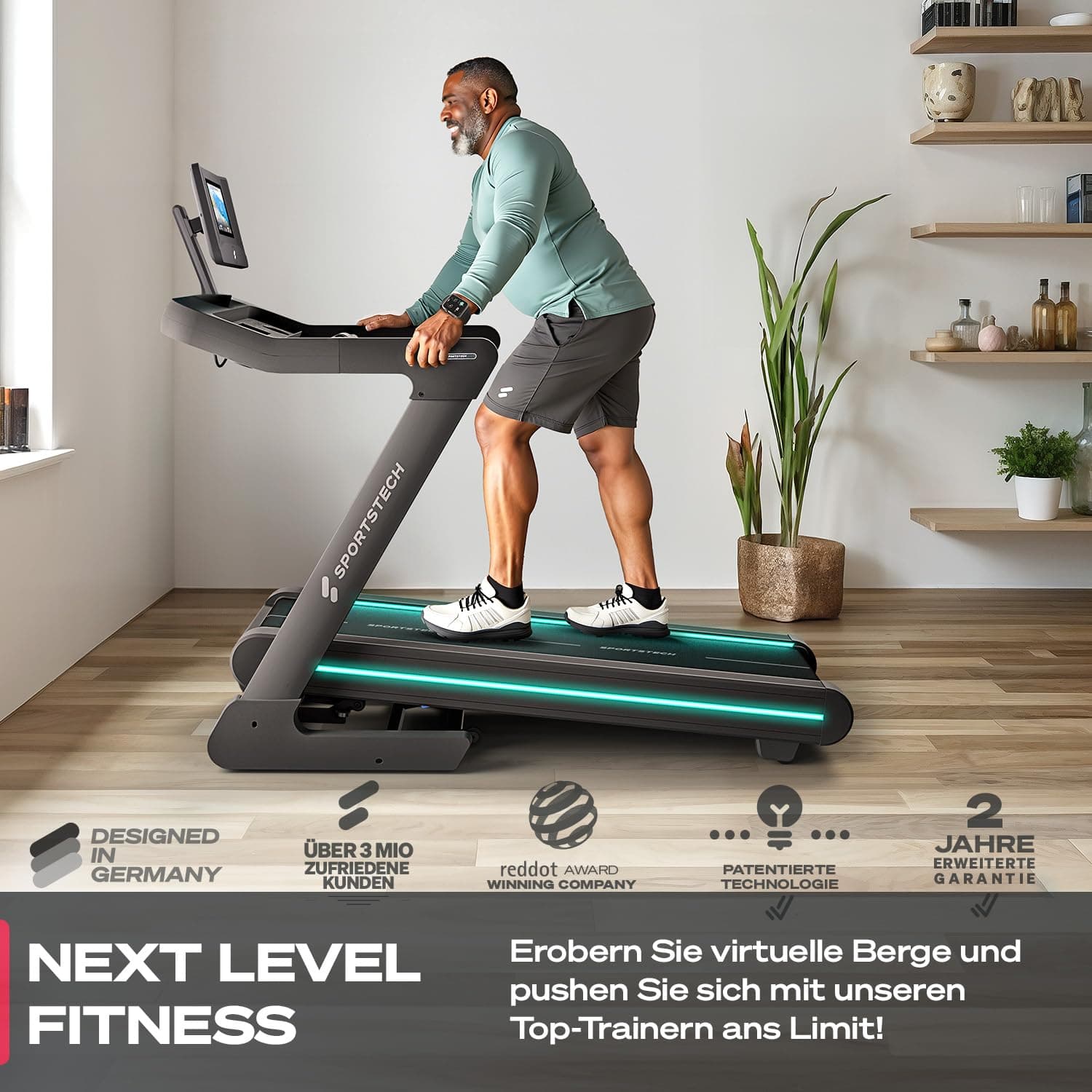 Sportstech sTread Pro/Lite Laufband für Zuhause klappbar – Bild 2