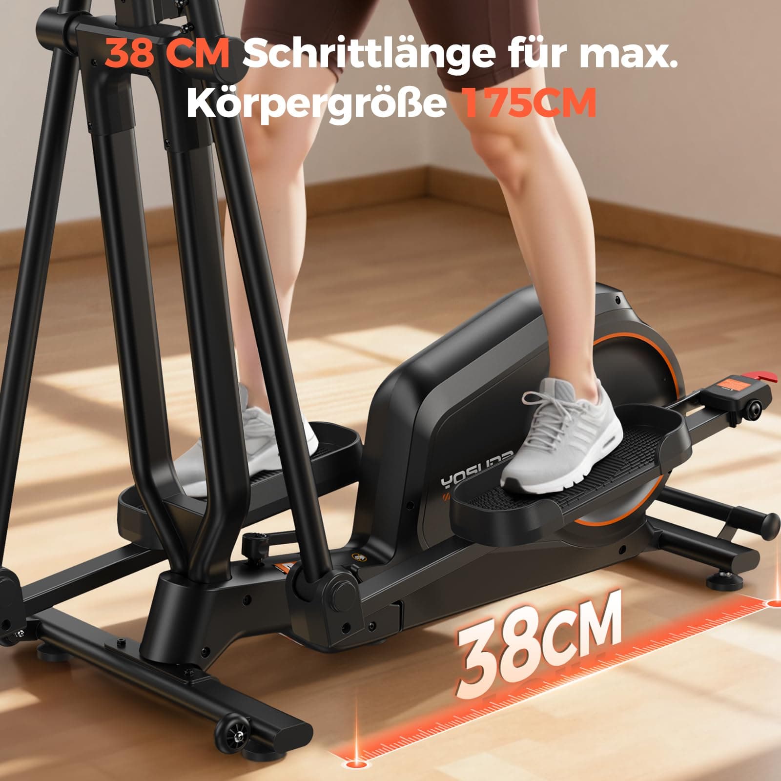 YOSUDA ​​Klappbarer Crosstrainer für Zuhause – Bild 6