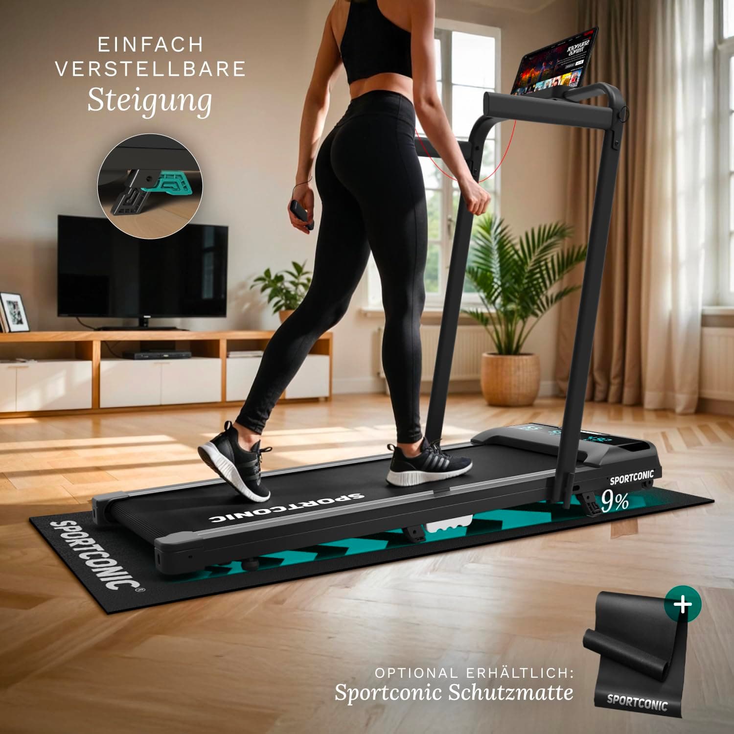 Sportconic Laufband 1–12 km/h – Bild 3